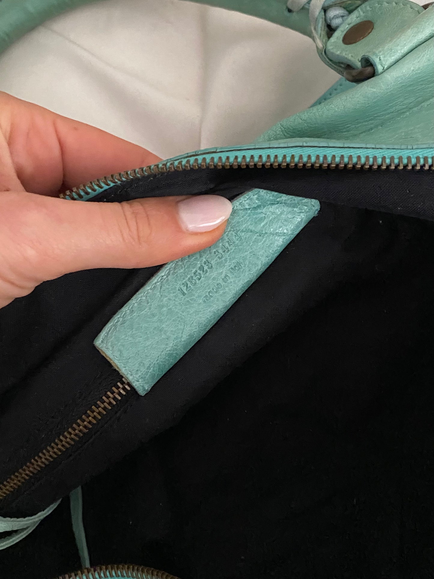 Balenciaga twiggy mint green