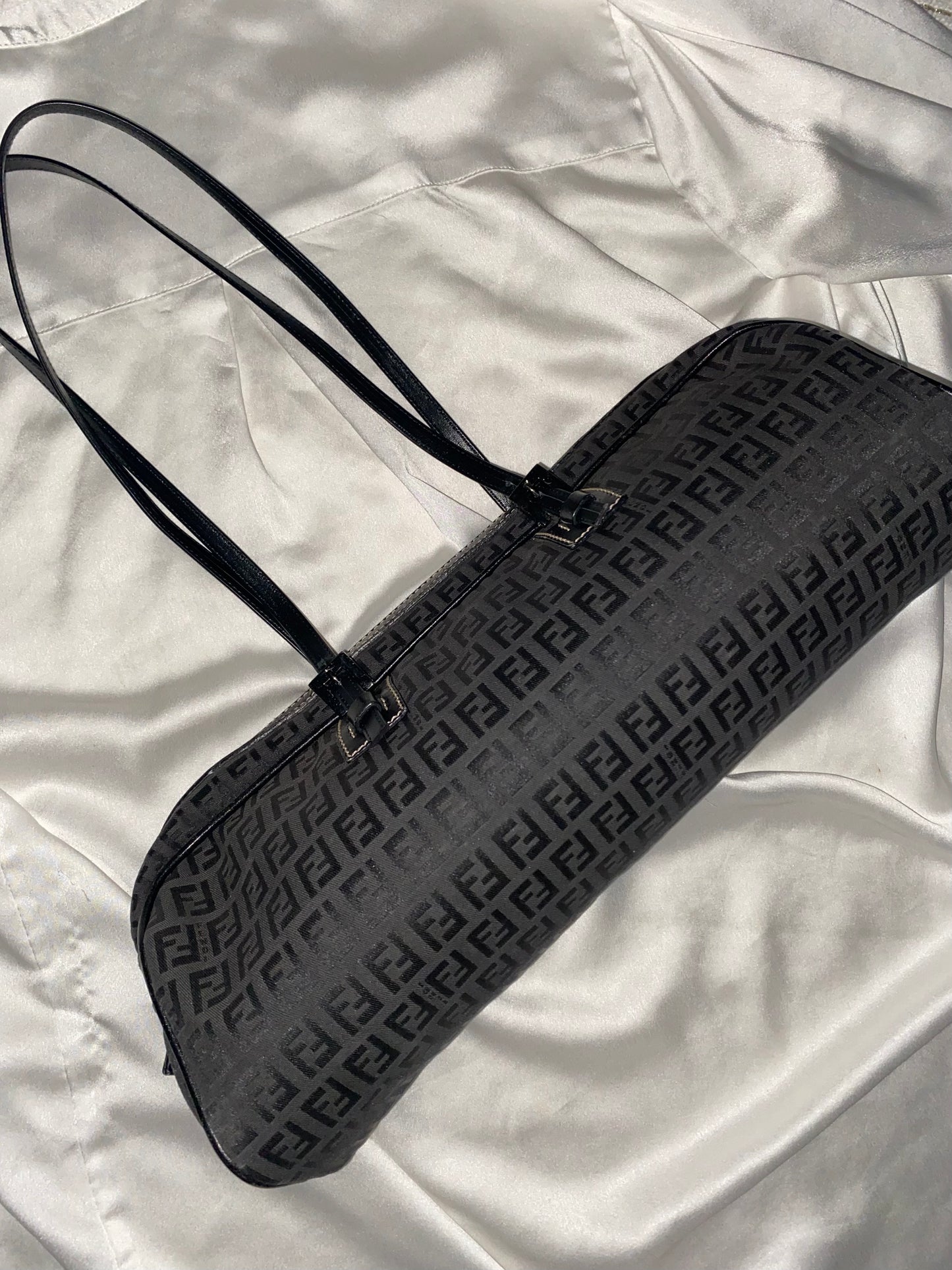 Fendi bassotto monogram zucchino black