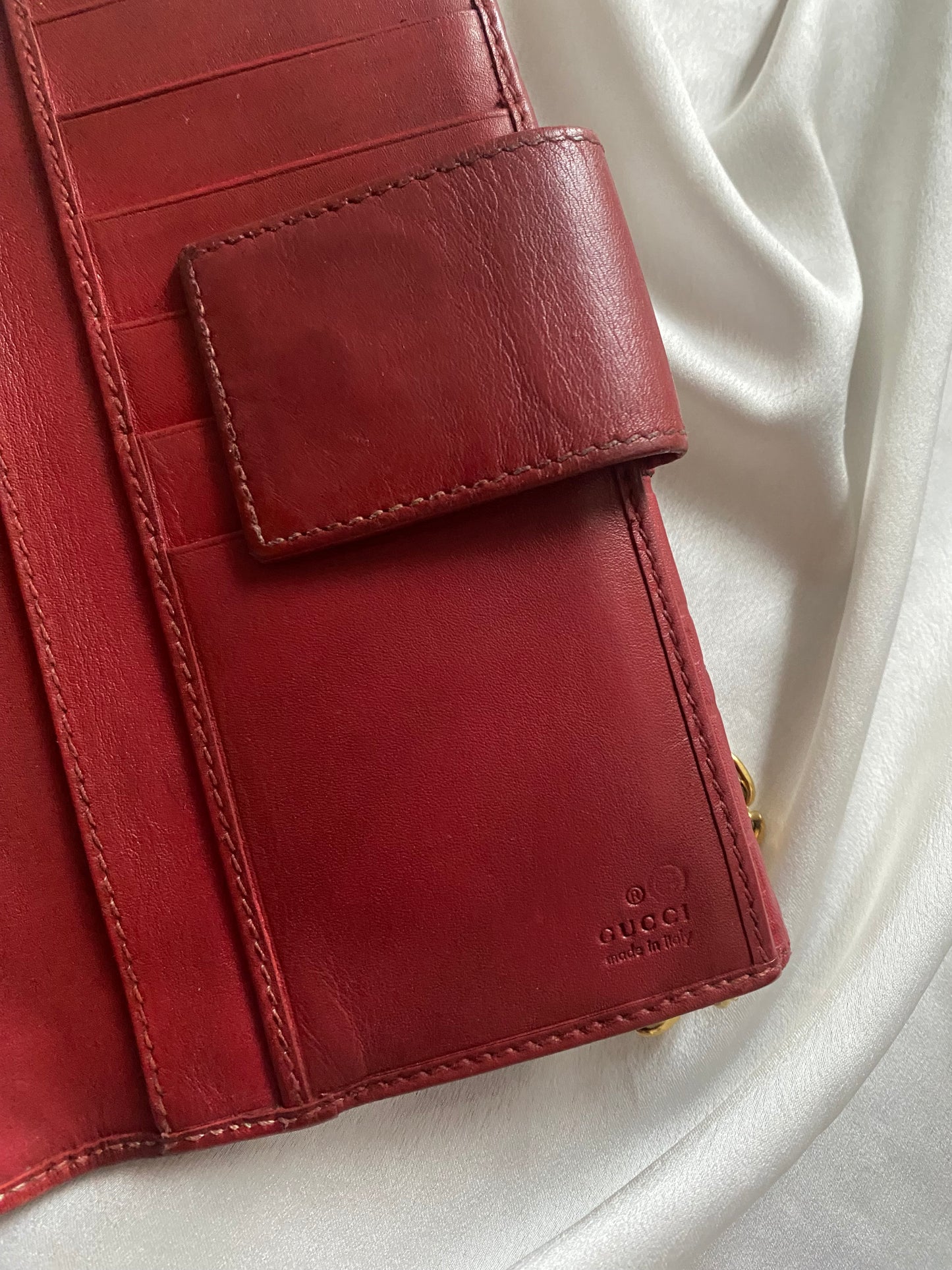 Gucci love lock pochette rossa