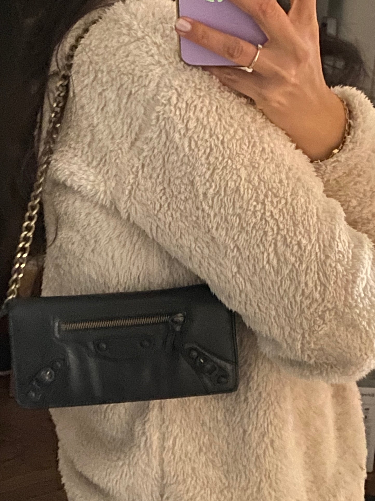 Balenciaga black pochette