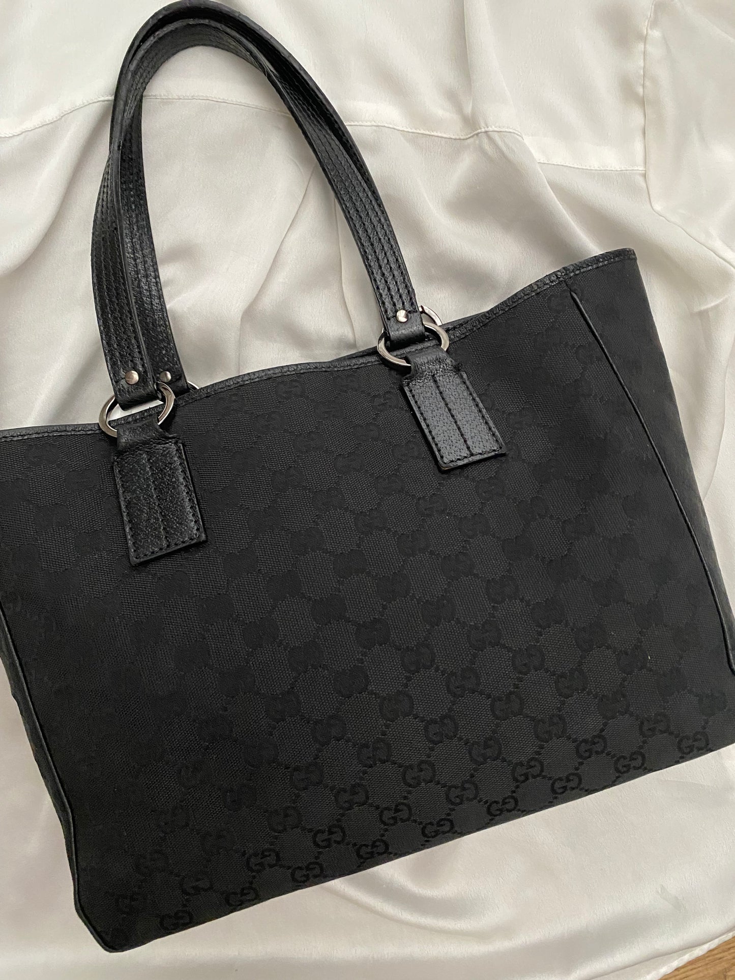 Gucci tote bag monogram nero