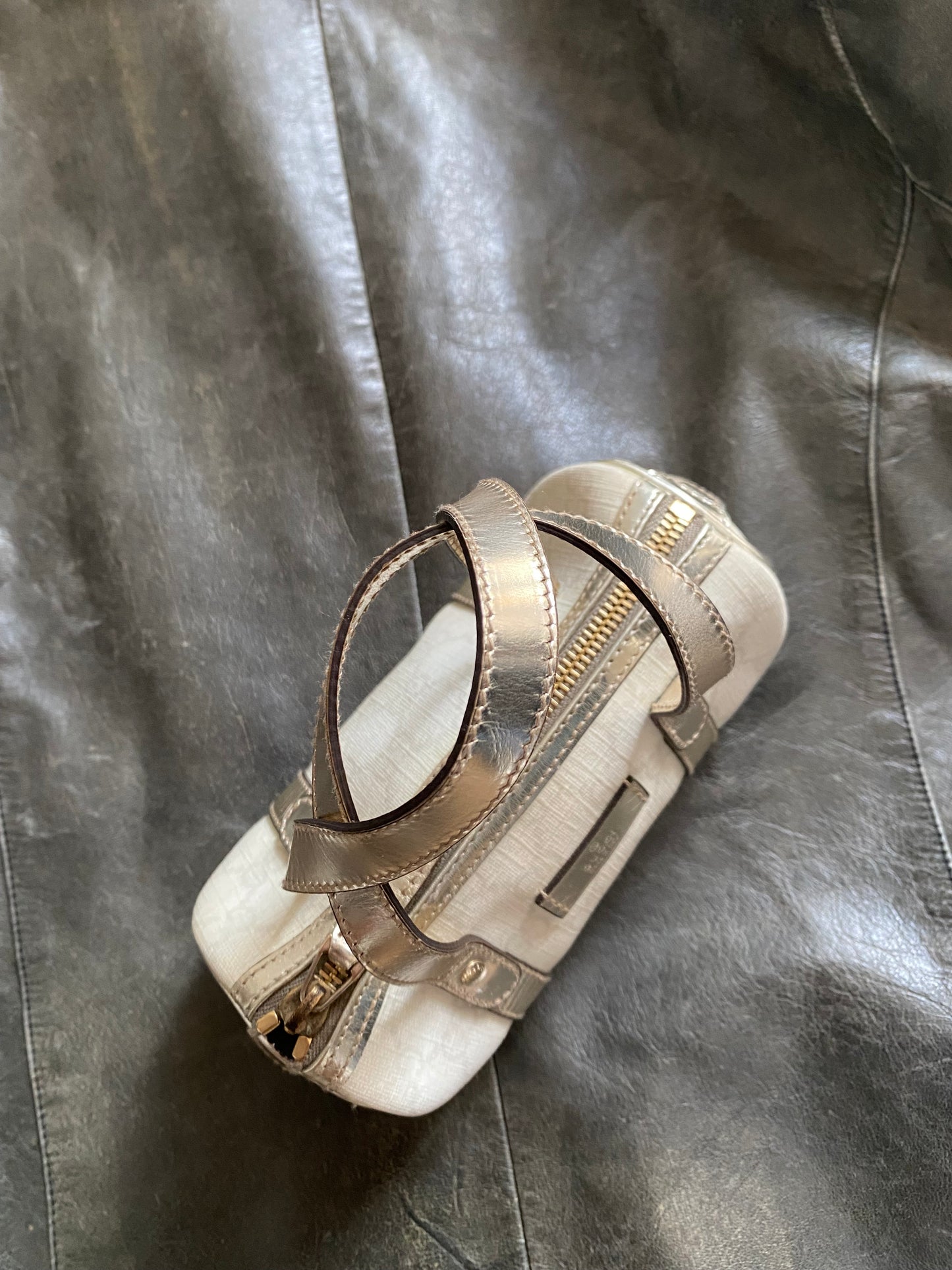 Gucci mini boston supreme joy argento