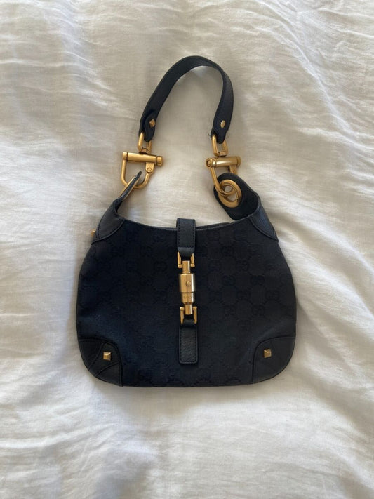 Gucci new Jackie mini era Frida Giannini monogram nero