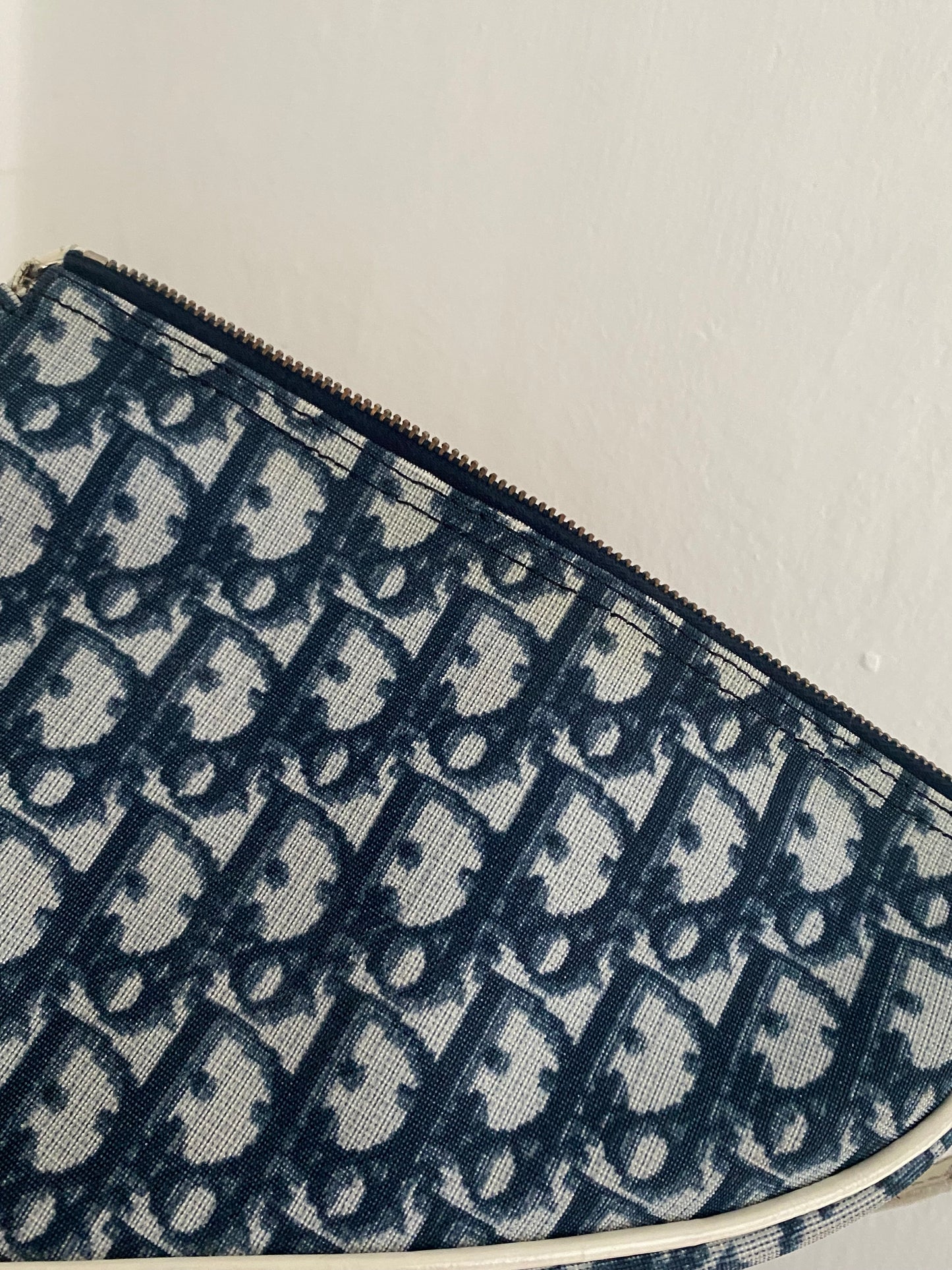 Dior mini saddle monogram blue