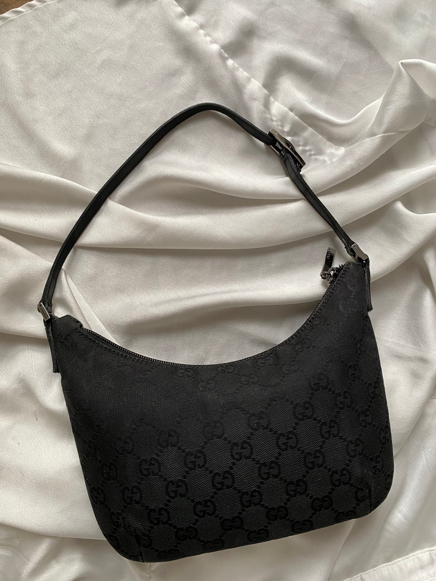 Gucci moon hobo monogram nero