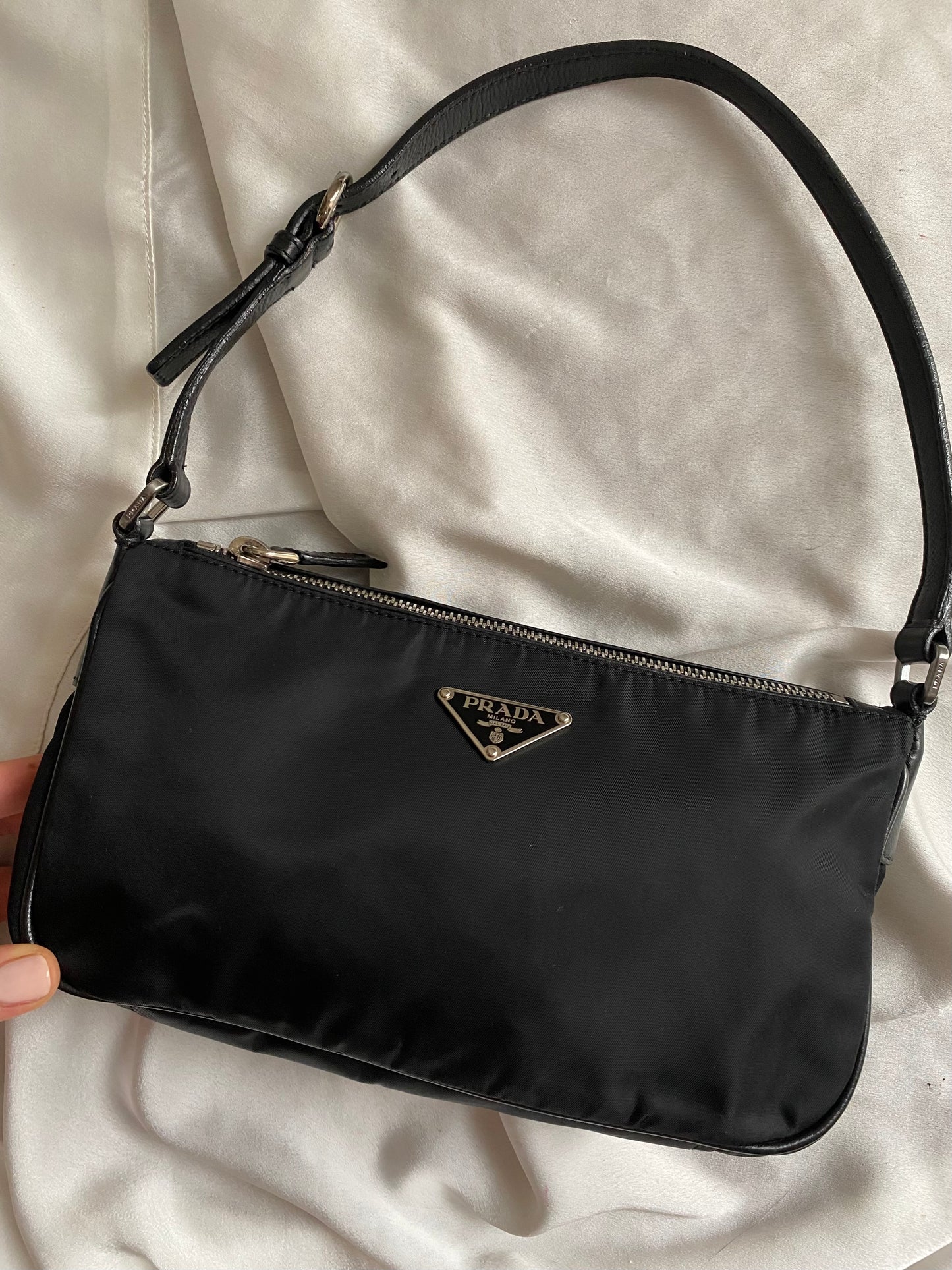 Prada hobo 2002 nylon e pelle