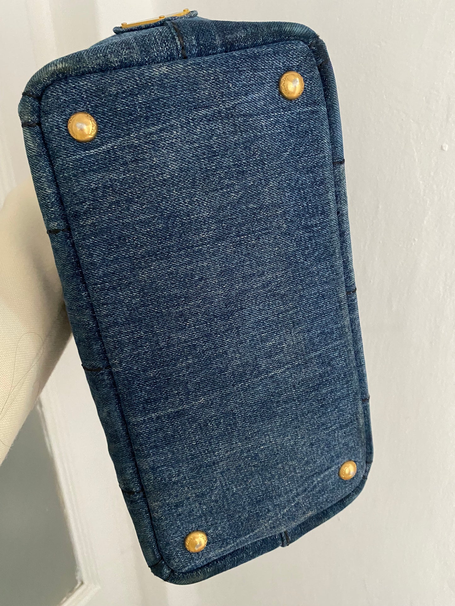 Prada tote in denim