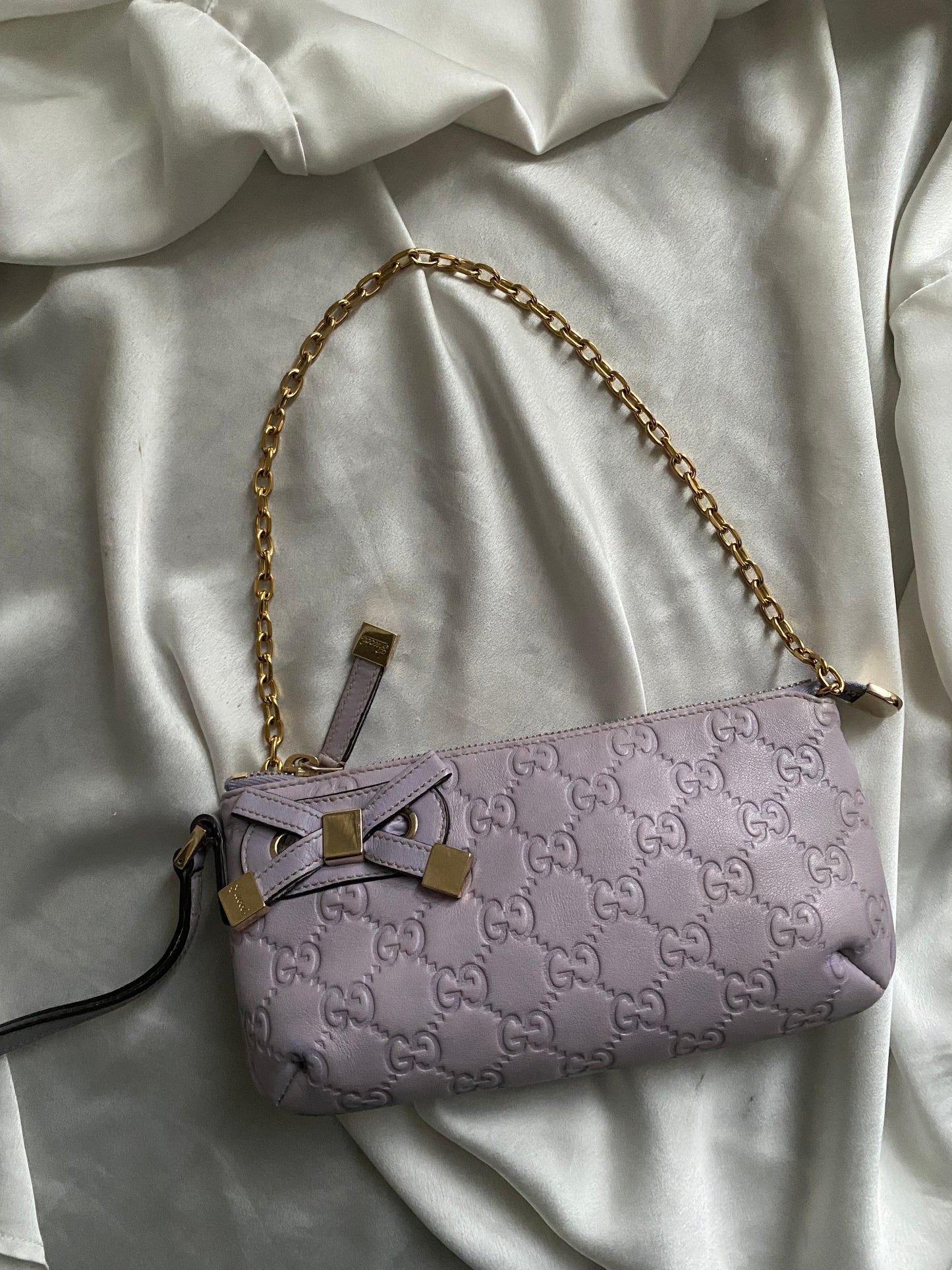 Gucci pochette monogram lilac