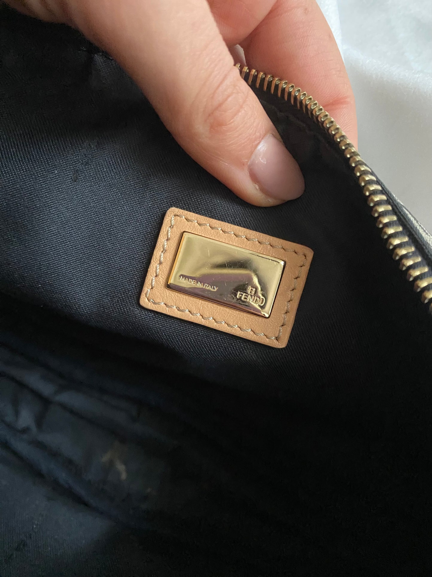 Fendi baguette half moon