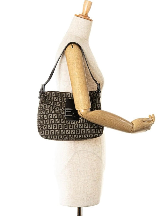 Fendi mamma double flap monogram rosa
