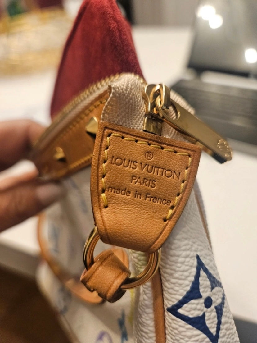 Louis Vuitton pochette accessoire multicolor
