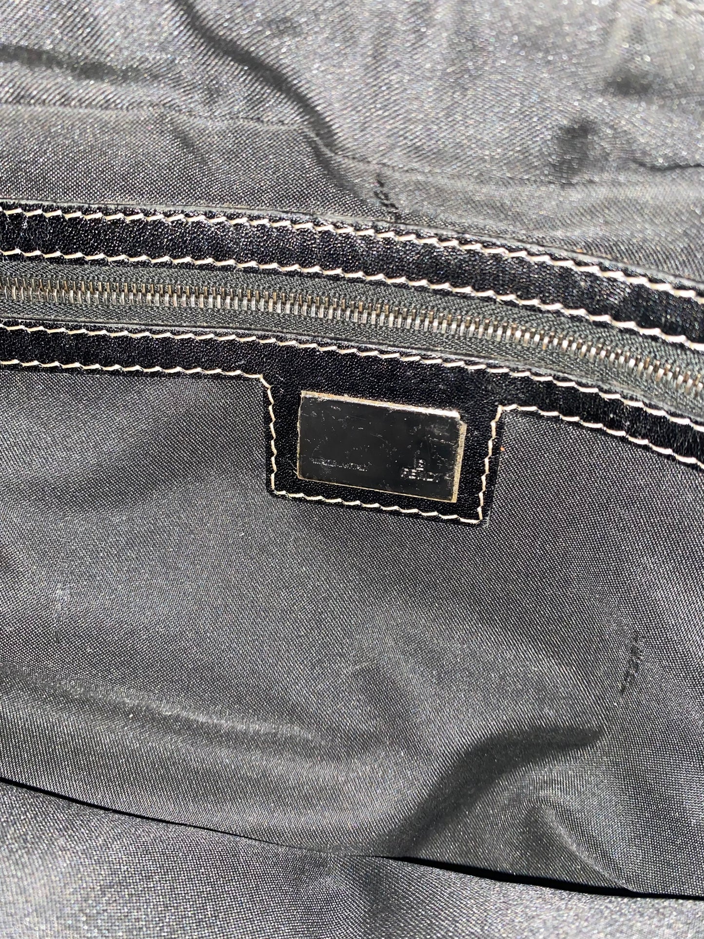 Fendi bassotto monogram zucchino black