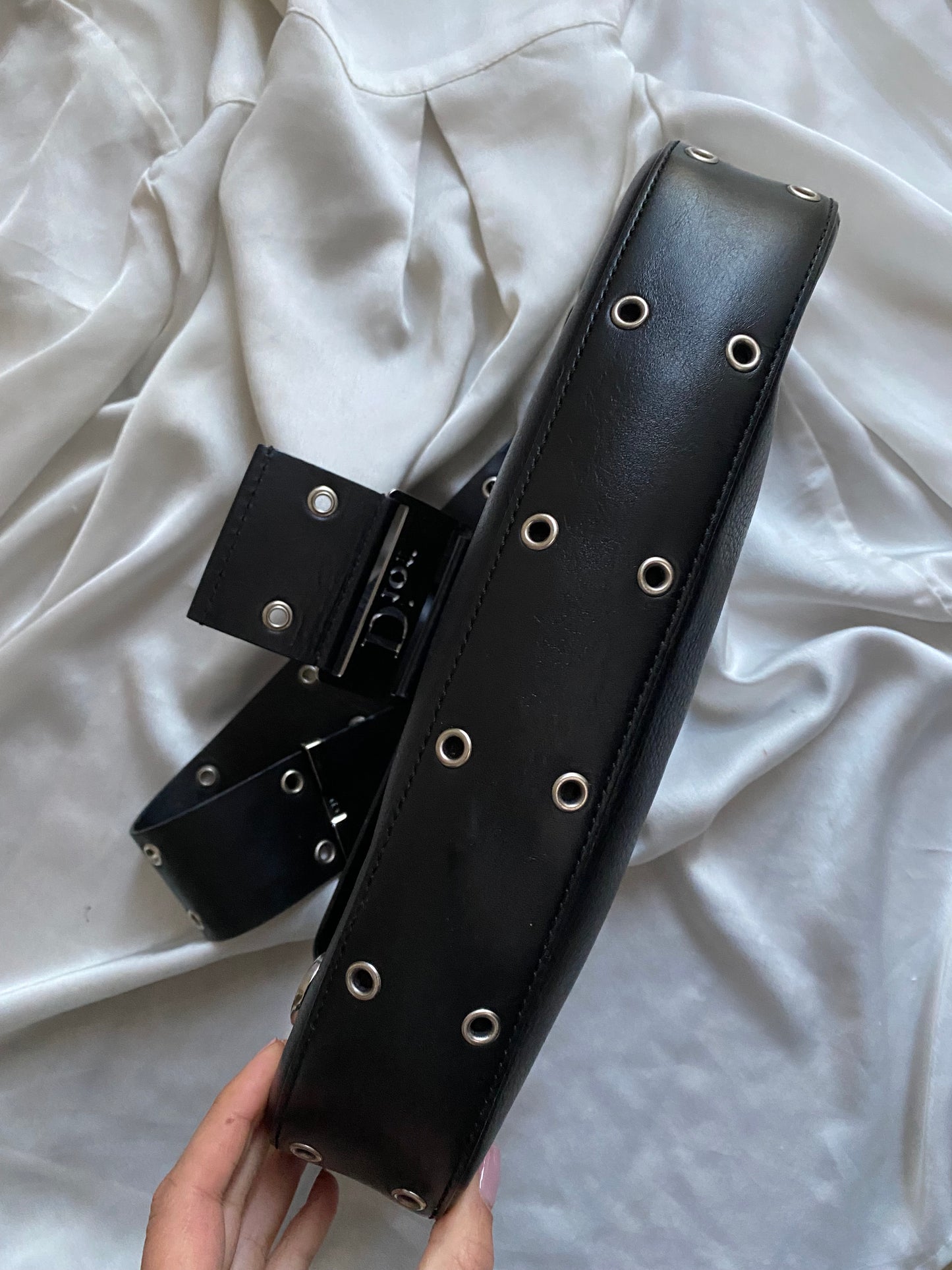 Dior columbus street chic pelle nera