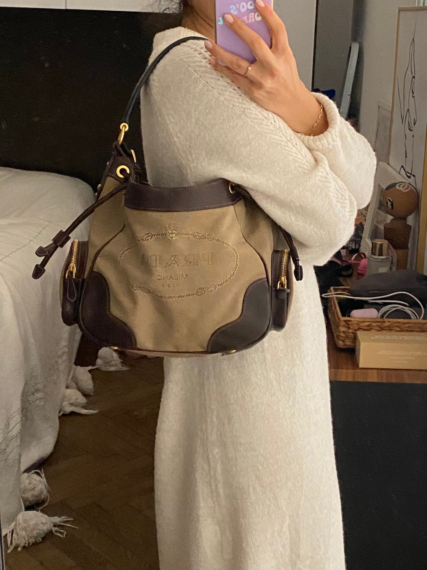 Prada hobo pocket