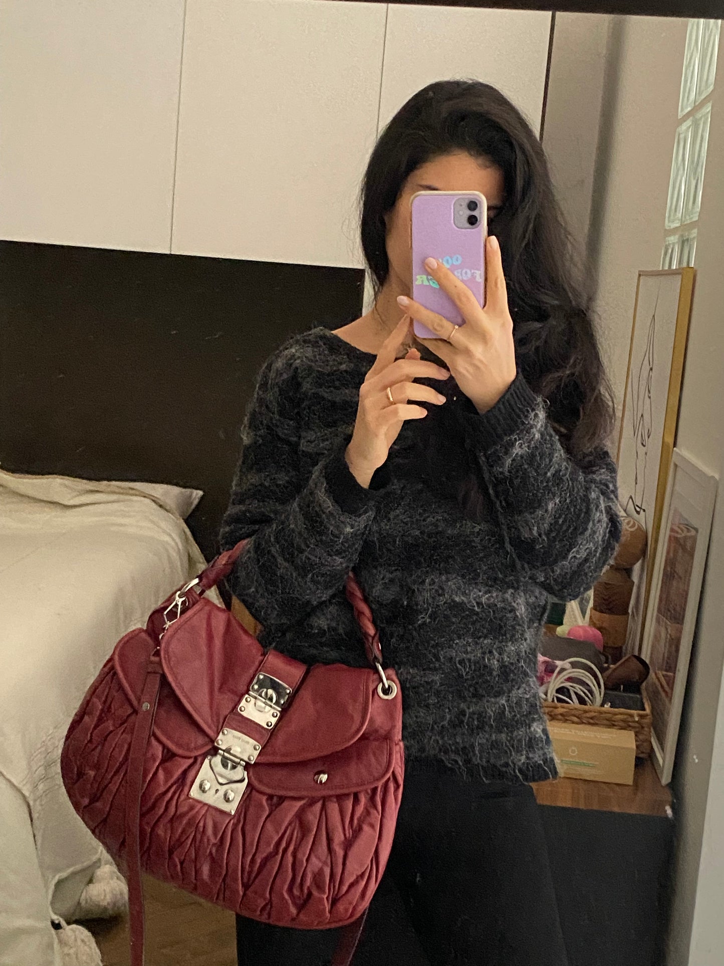 Miu miu coffer amarena