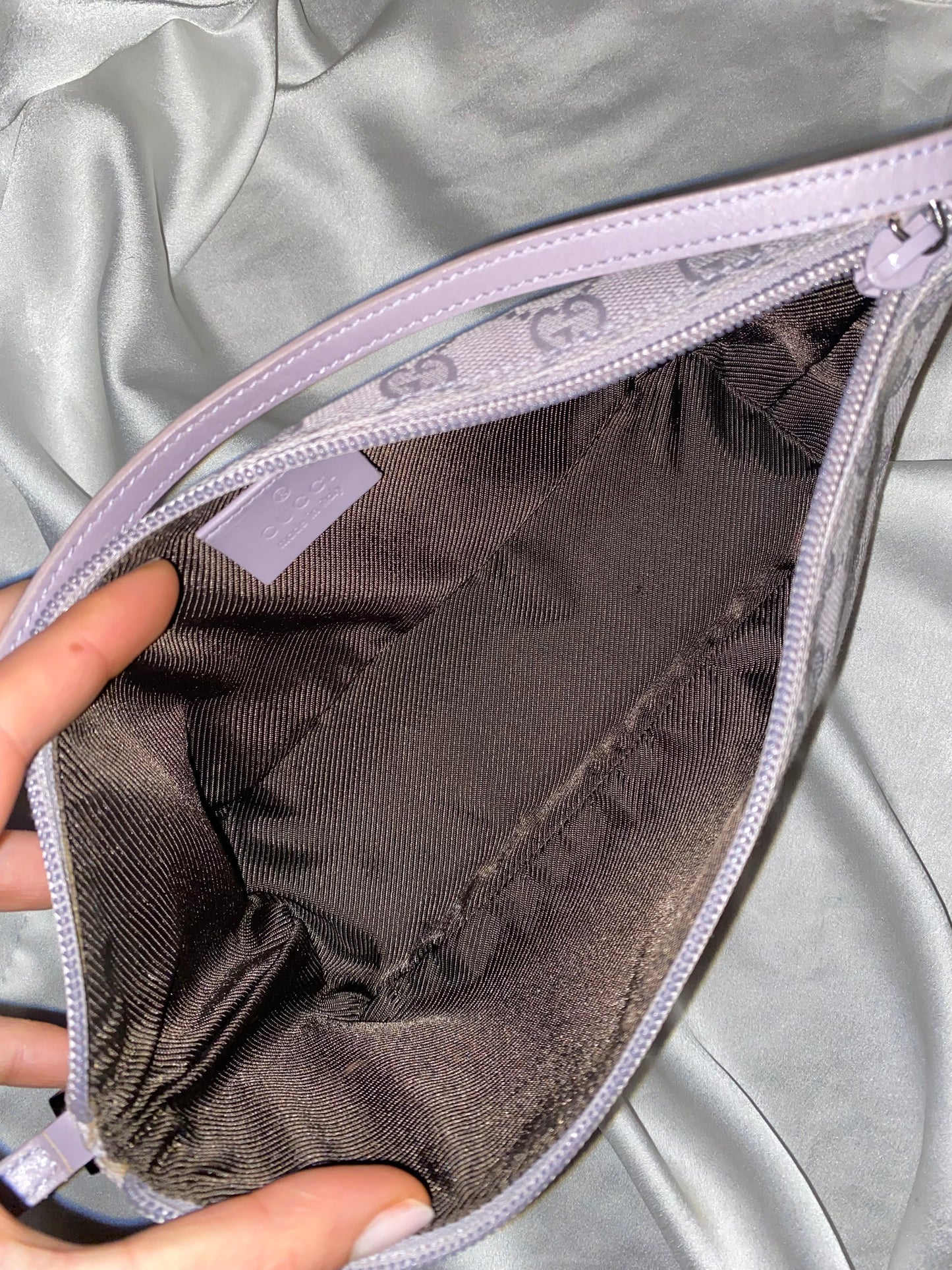 Gucci boat baguette lilla