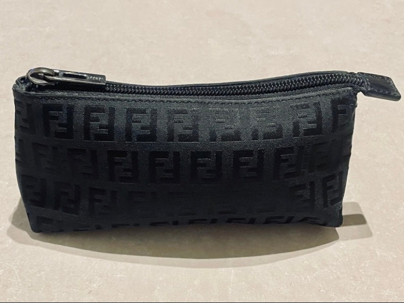 Fendi mini pochette monogram black