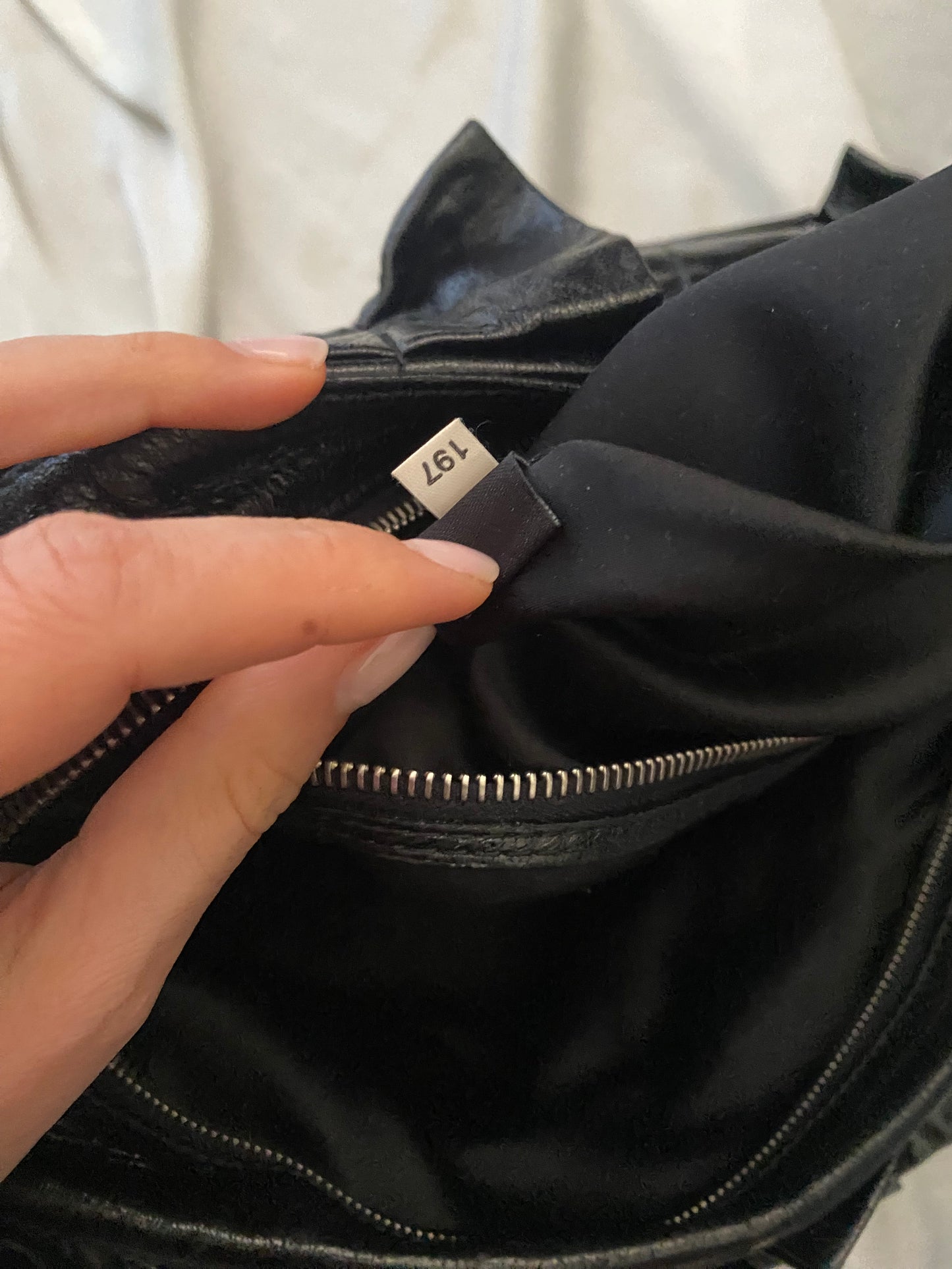 Miu miu wavy black bag