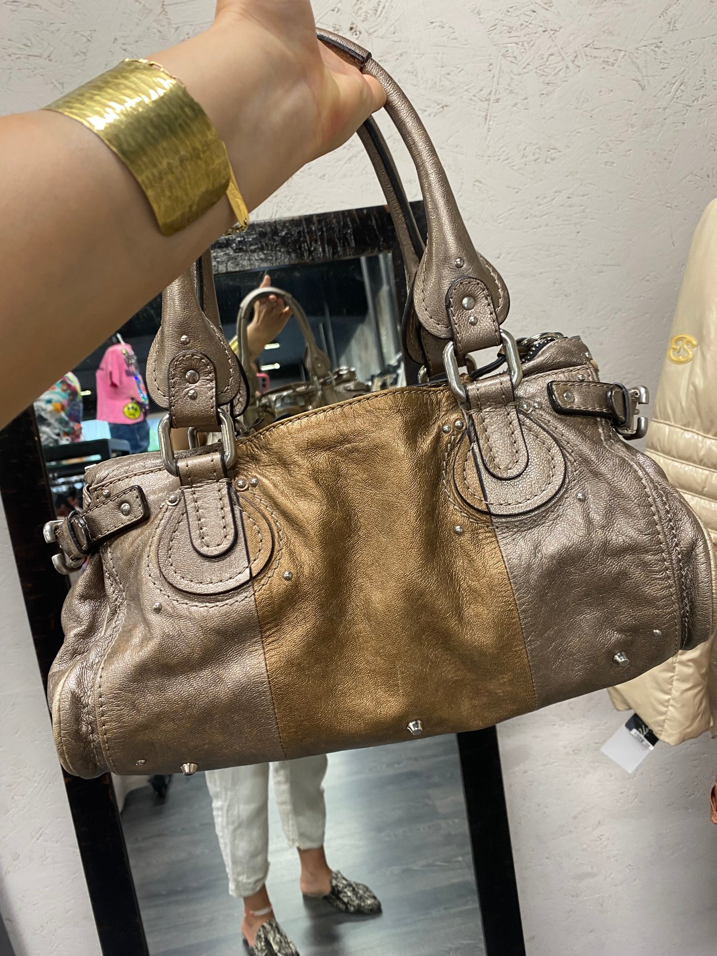 Chloé paddington regular bronze