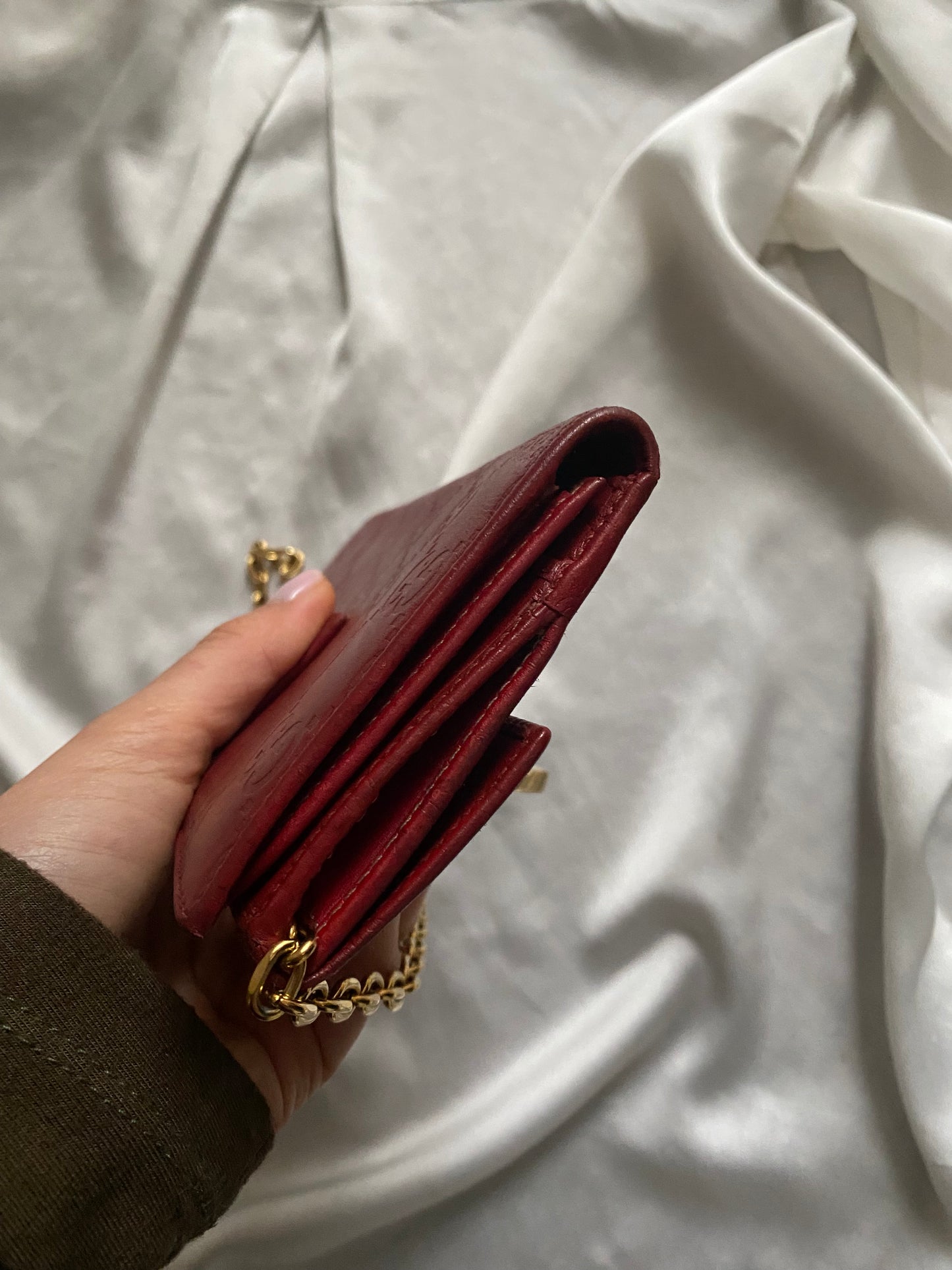 Gucci love lock pochette rossa