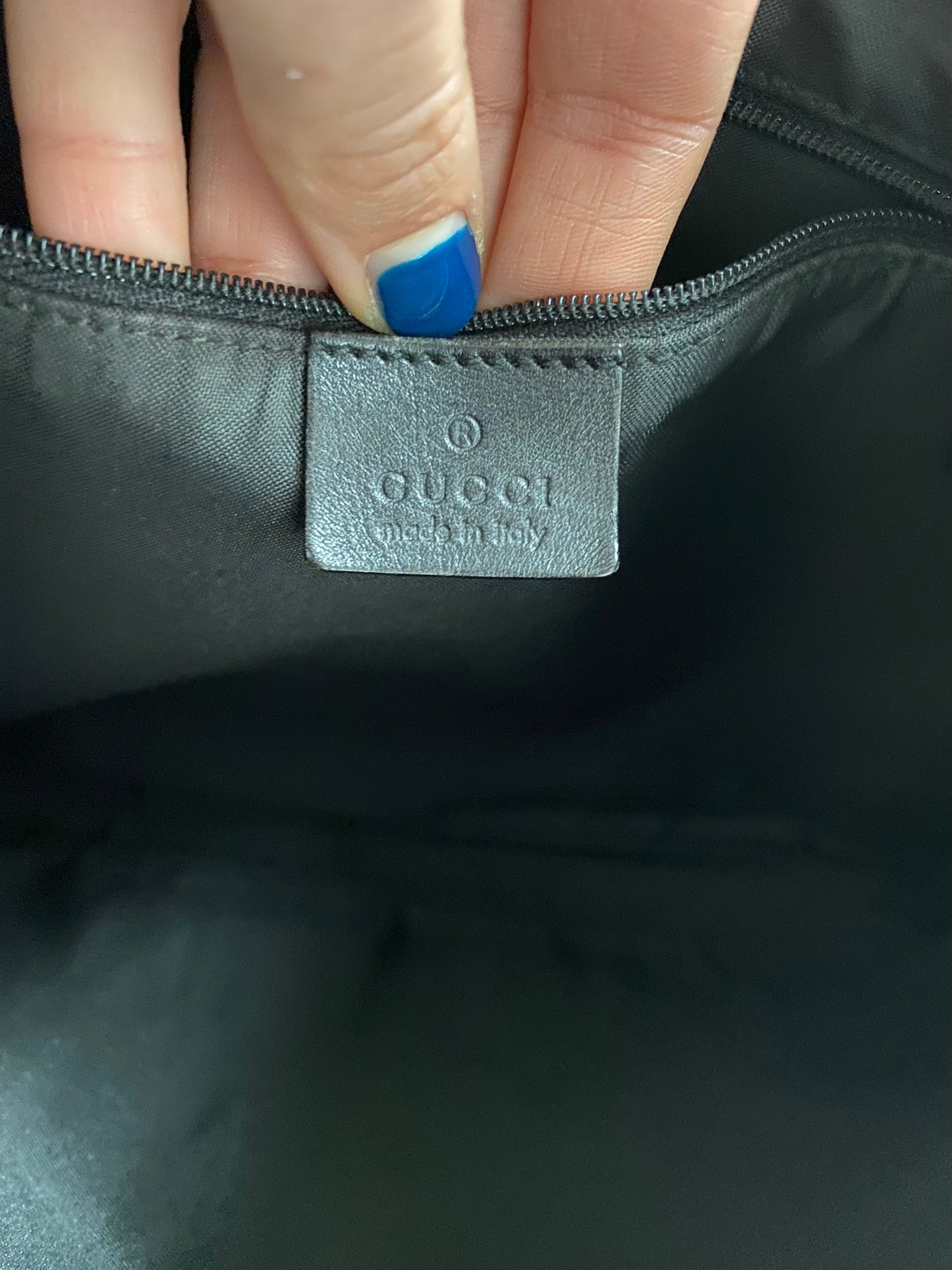 Gucci Jackie monogram nero hardware argento era Tom Ford
