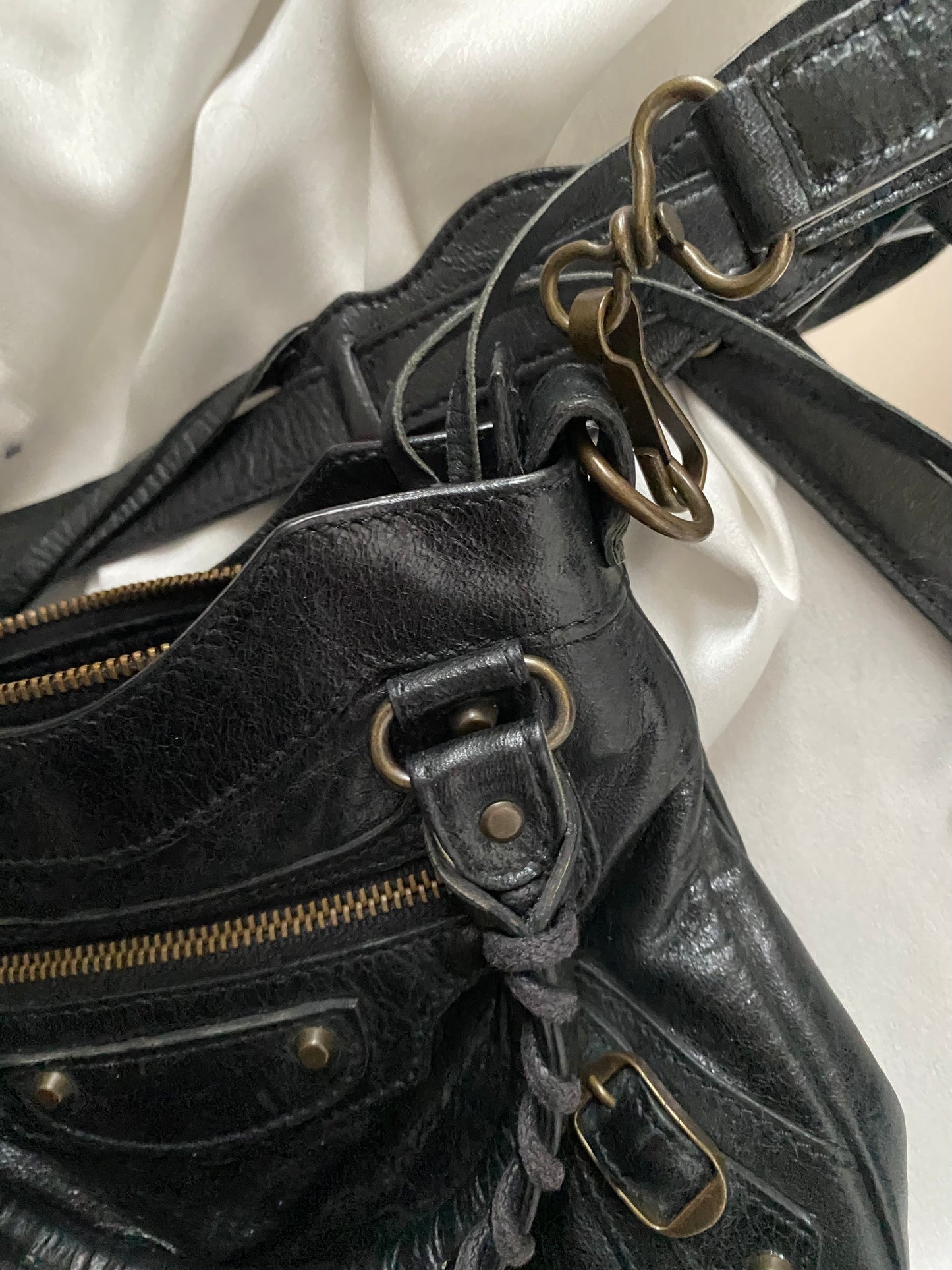 Balenciaga mini city classique chevre