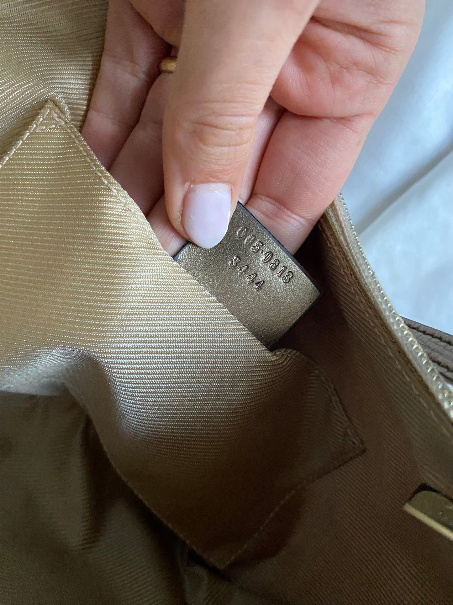 Gucci half moon gold