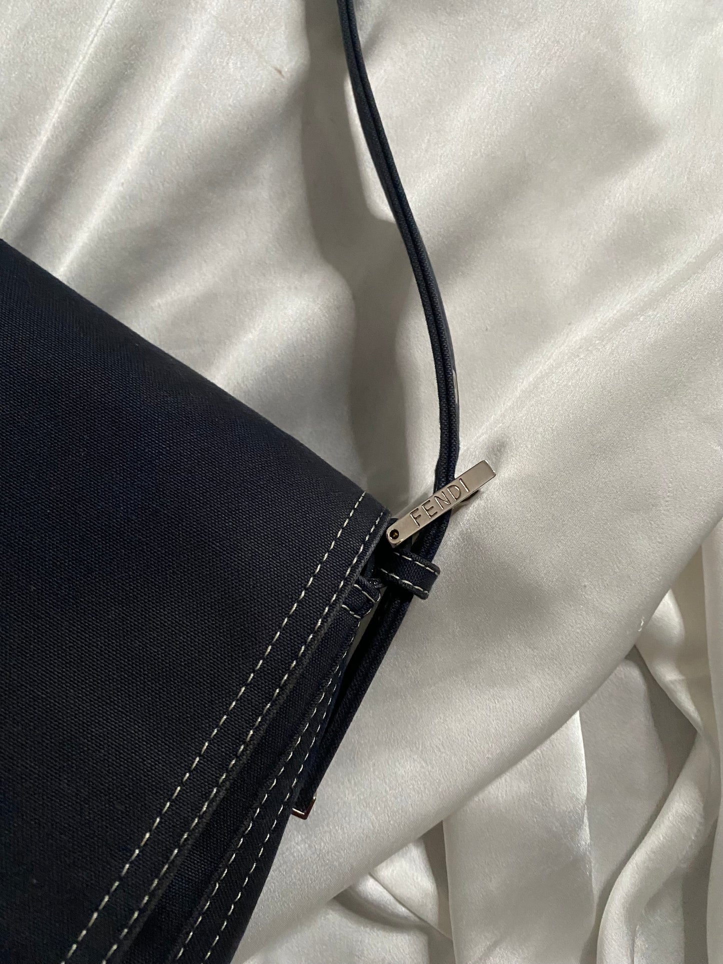 Fendi mamma baguette denim
