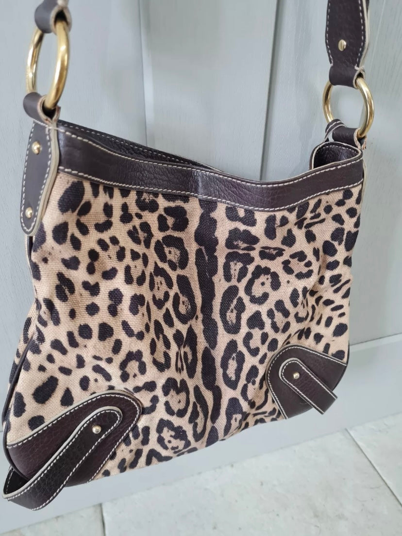 Dolce & Gabbana cheetah hobo