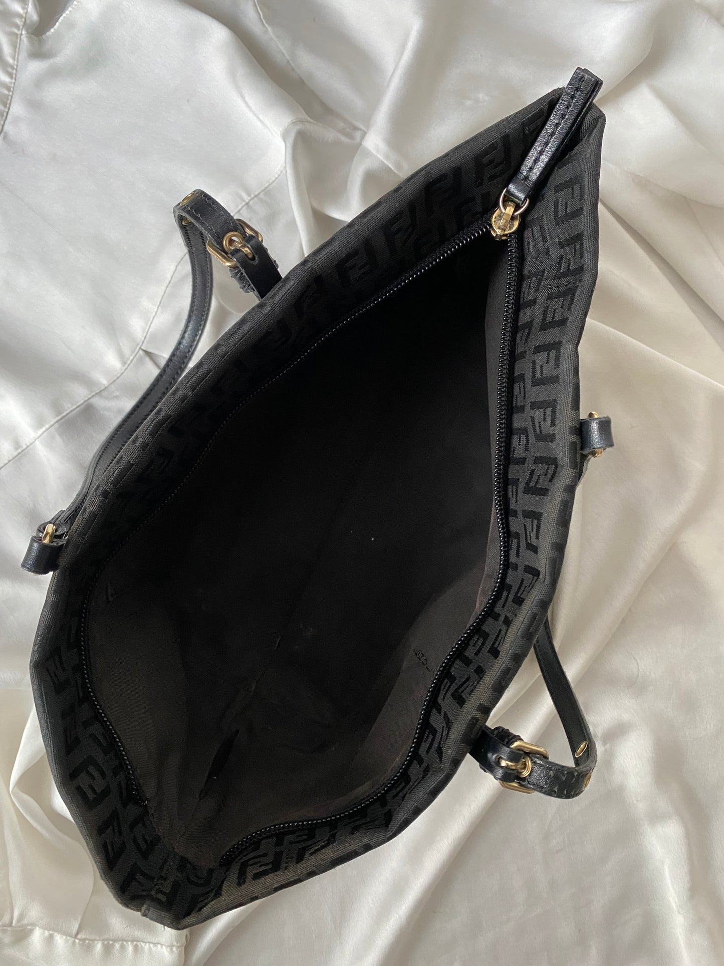 Fendi superstar mini shopping tote monogram zucchino