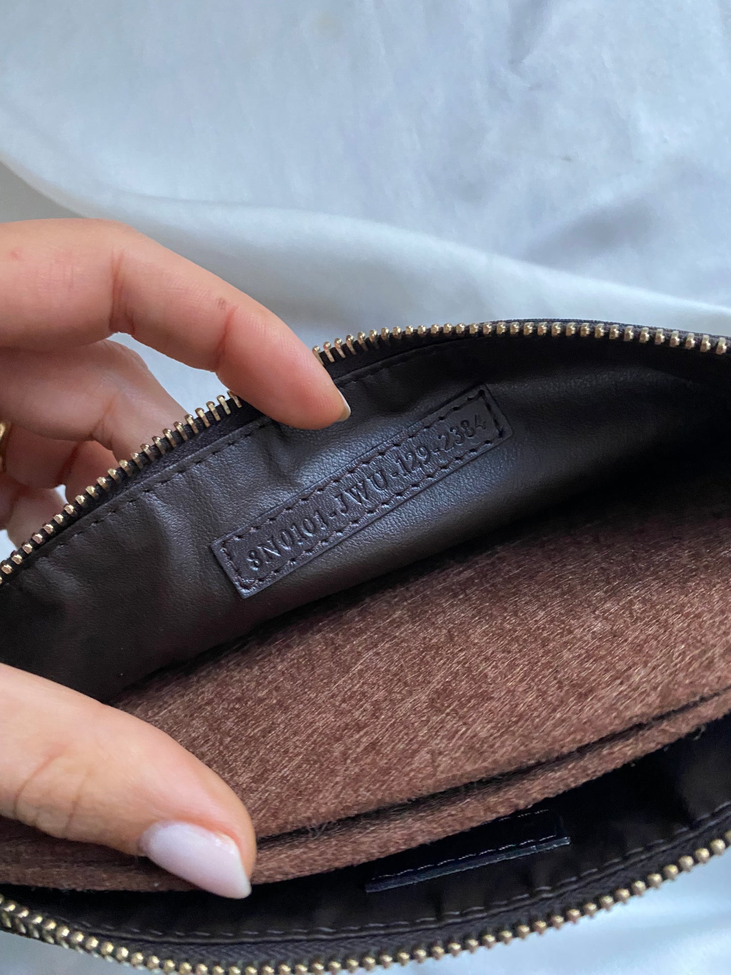 Fendi zucca clutch