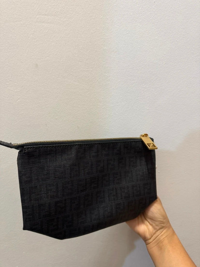 Fendi pochette zucchino black