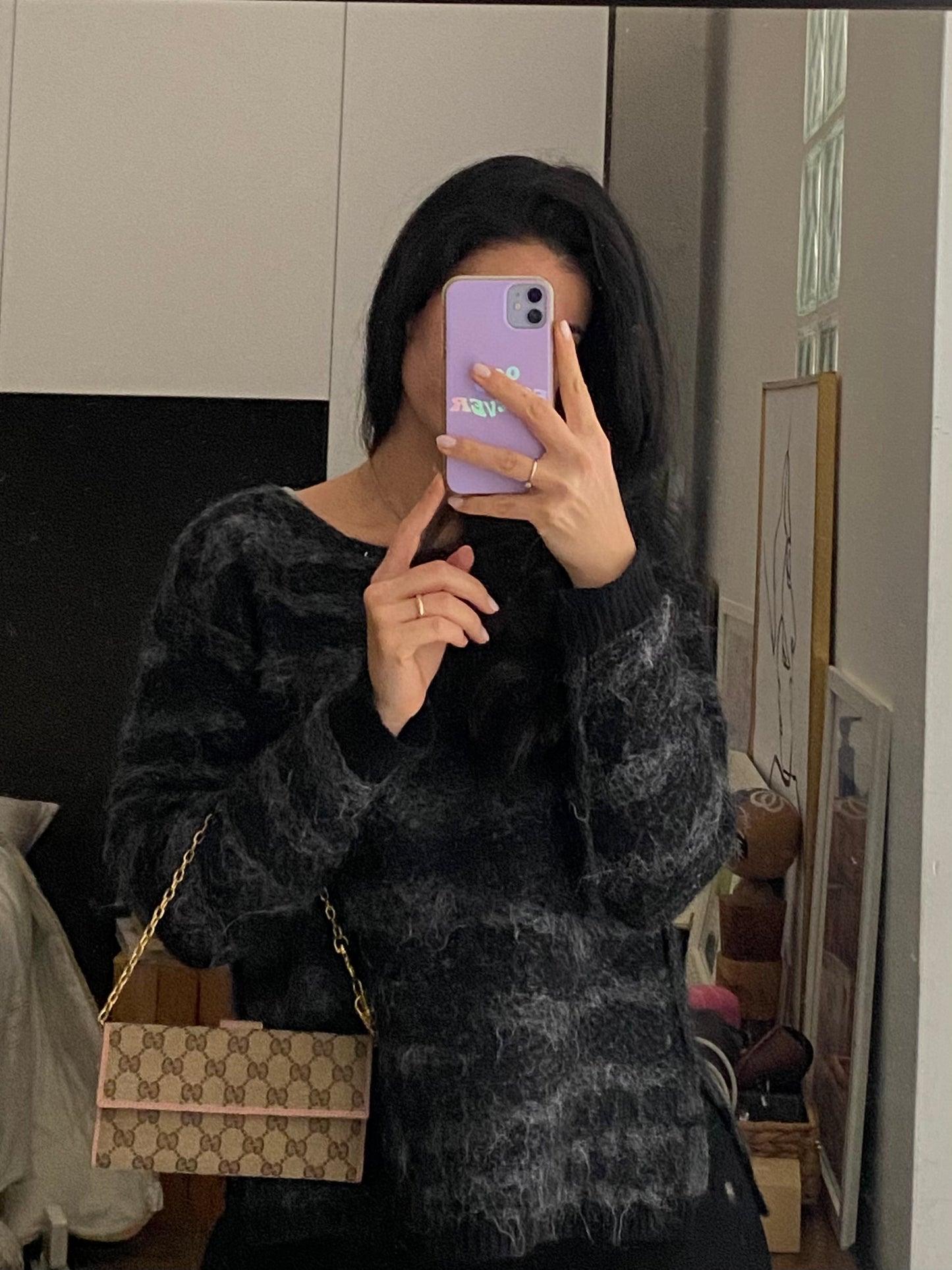 Gucci pochette pink