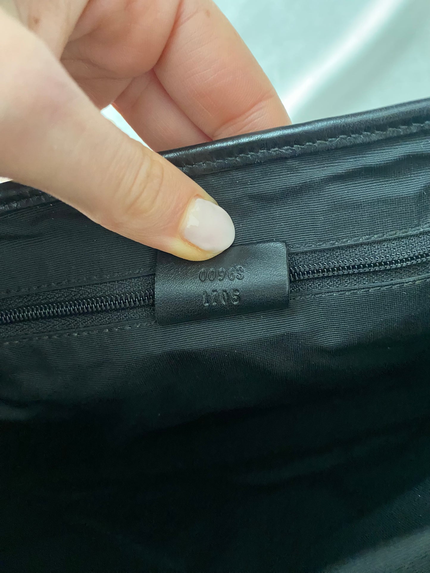 Gucci Jackie monogram denim grigio