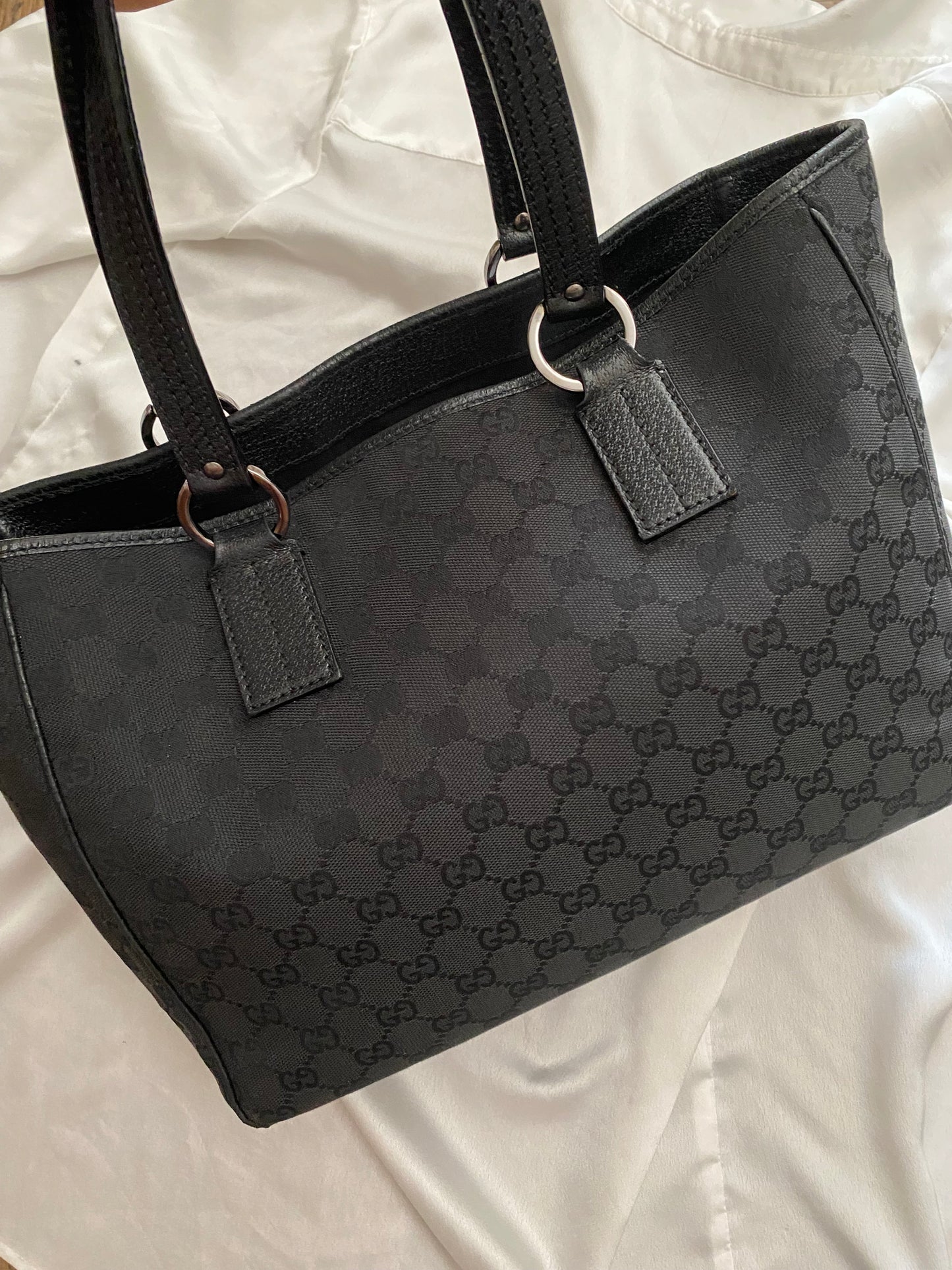 Gucci tote bag monogram nero