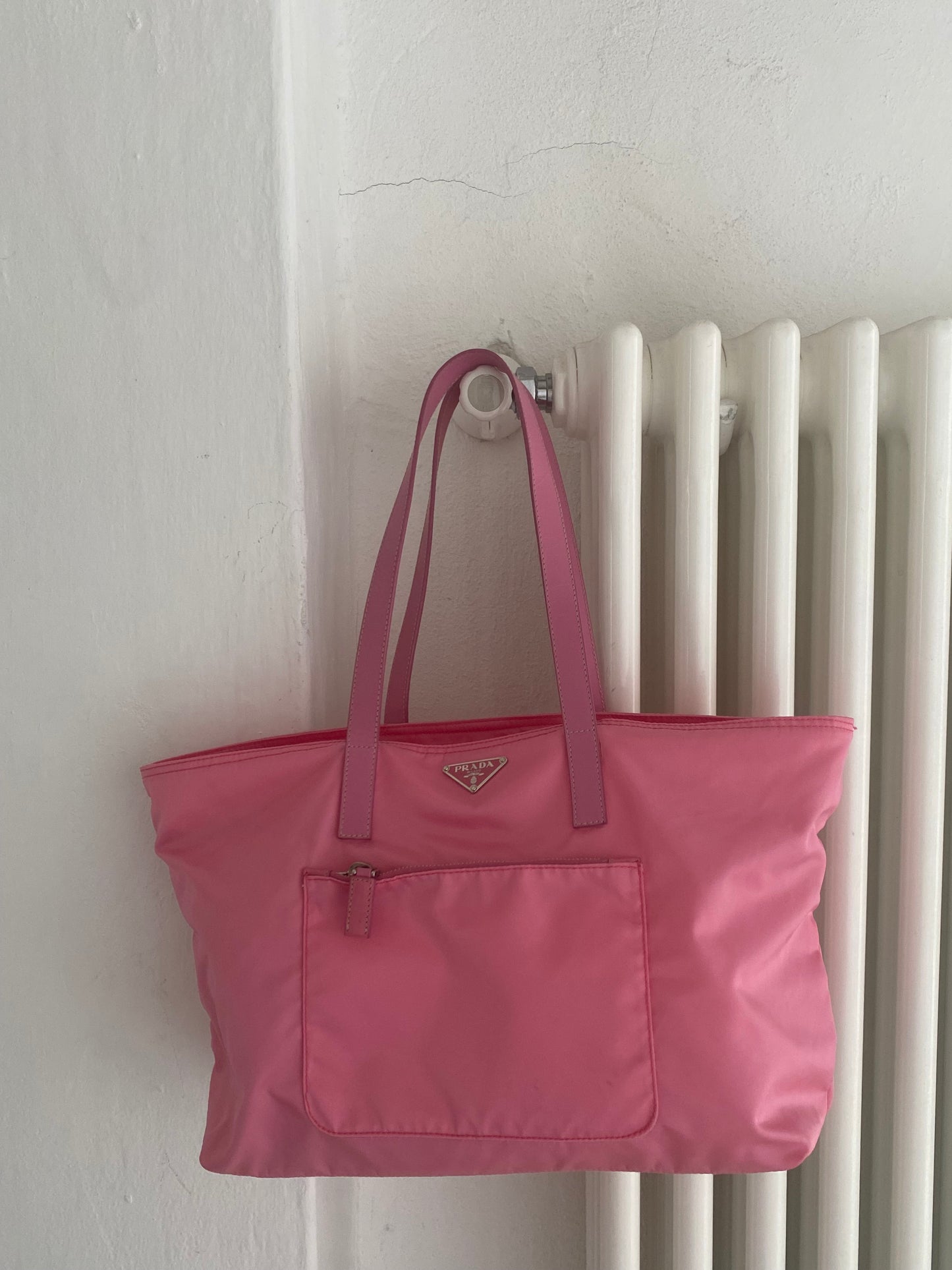 Prada tote nylon pink