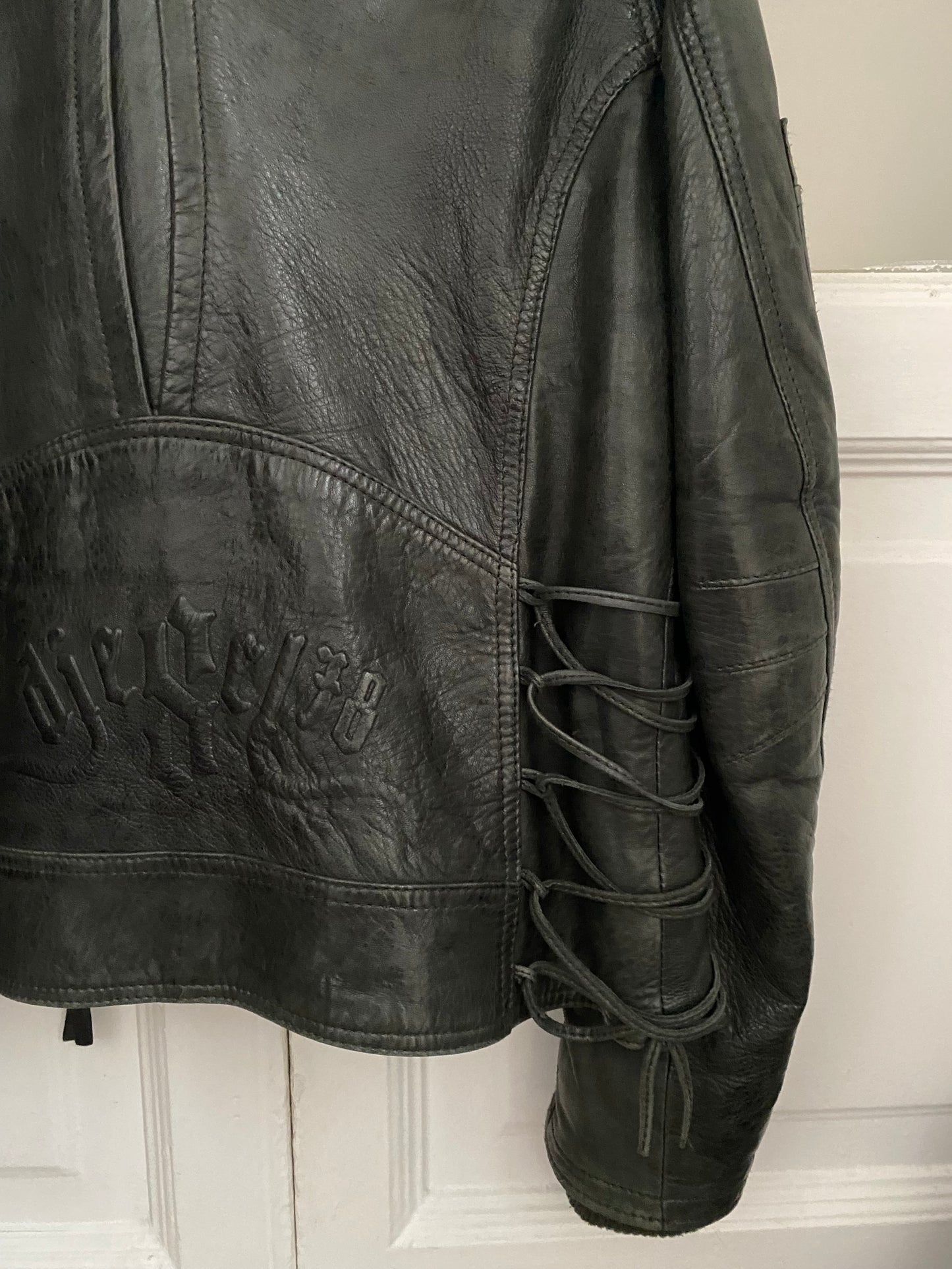 Diesel Corset Leather Jacket