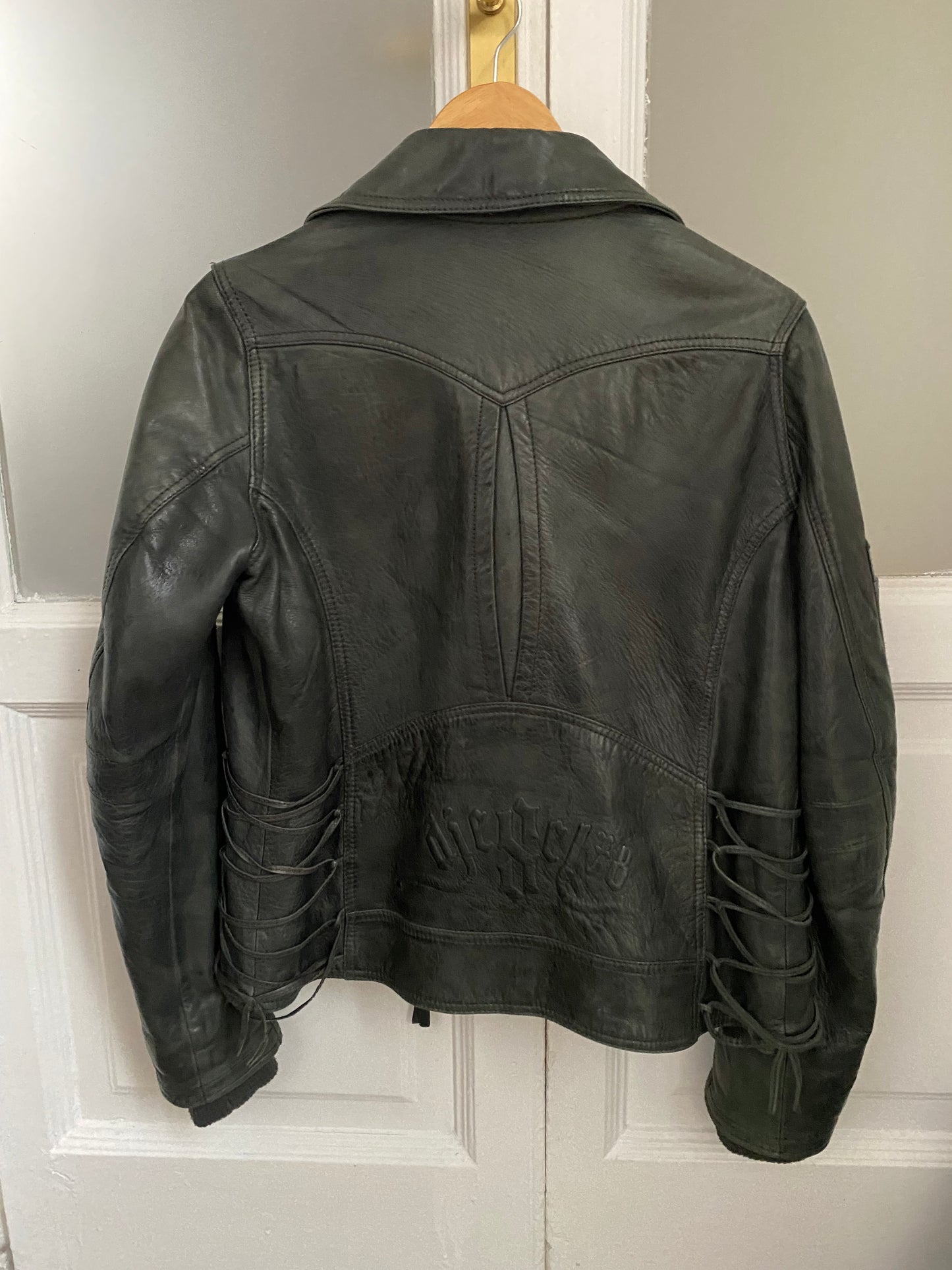 Diesel Corset Leather Jacket