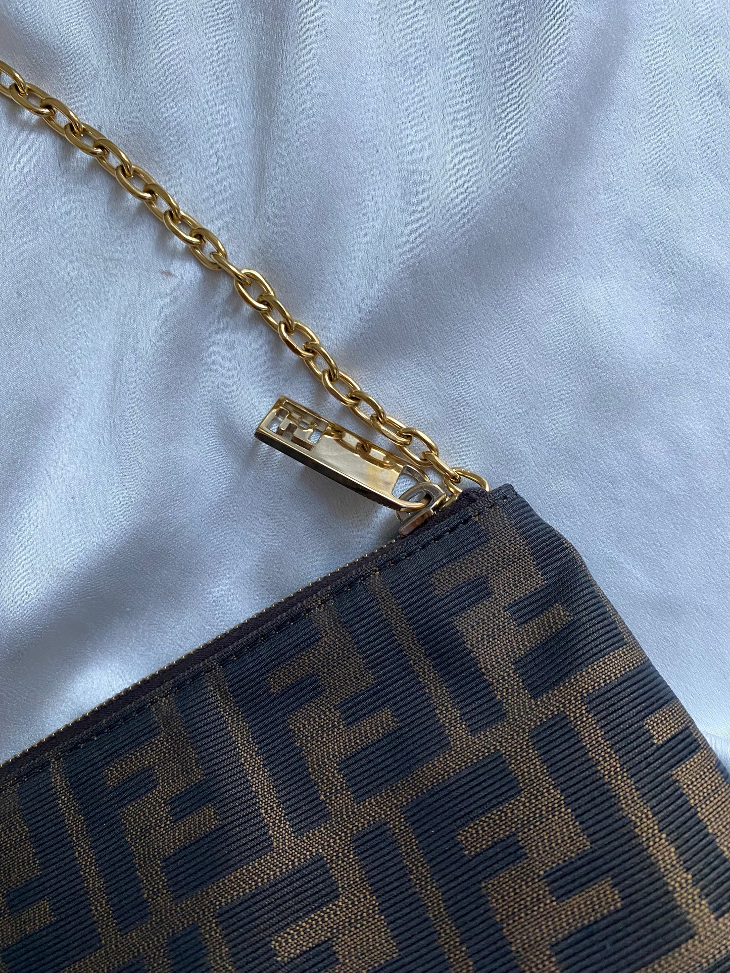Fendi zucca clutch