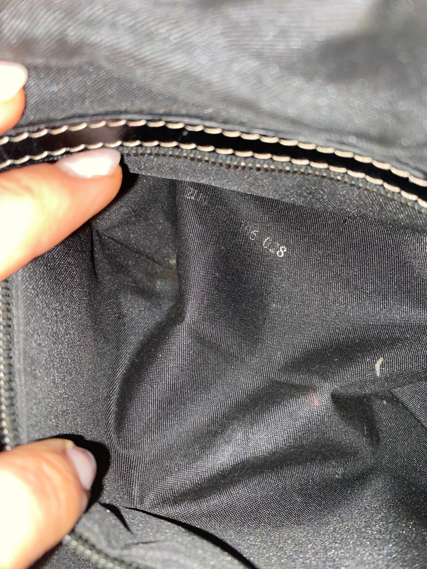 Fendi bassotto monogram zucchino black