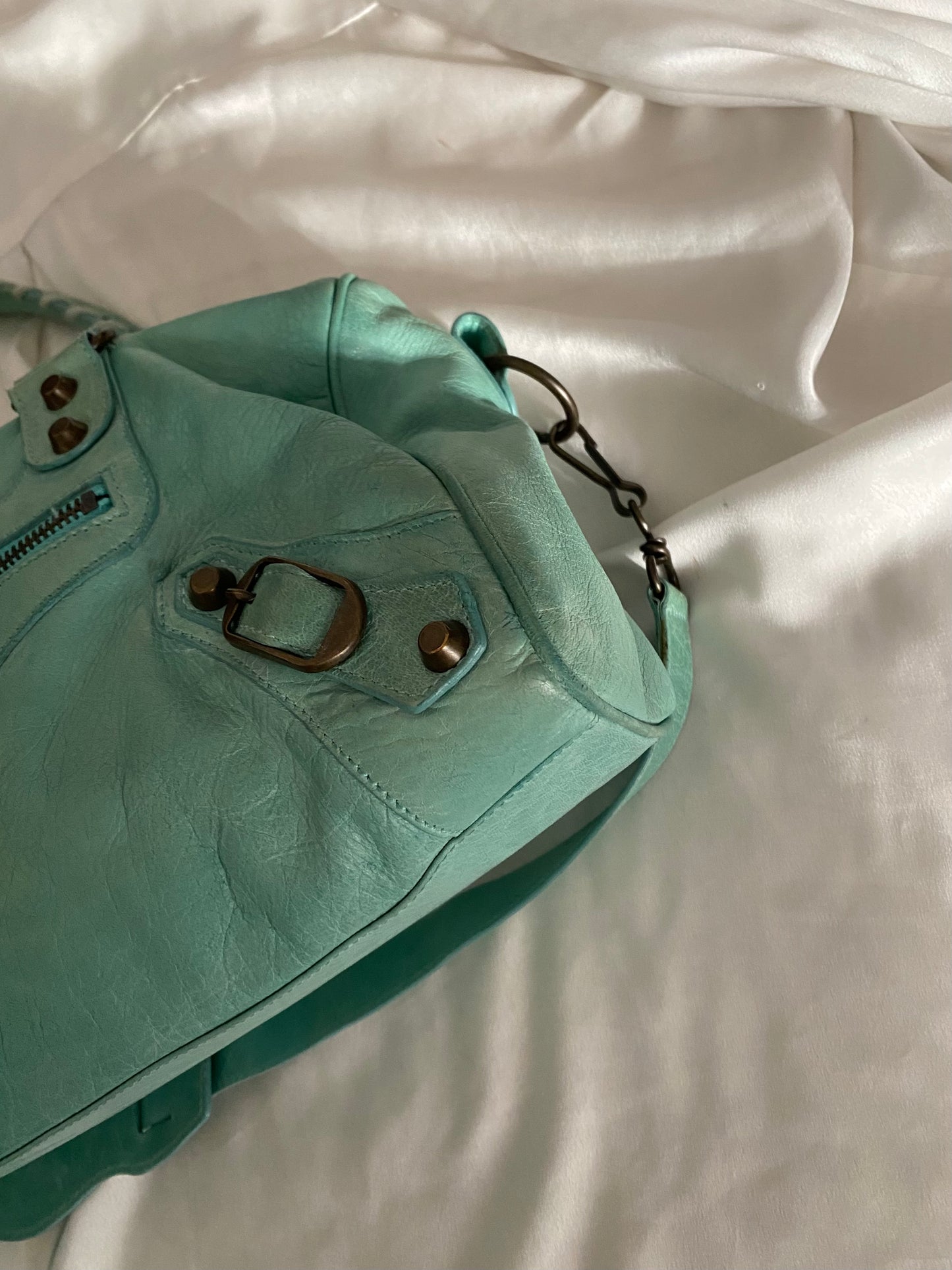Balenciaga twiggy mint green