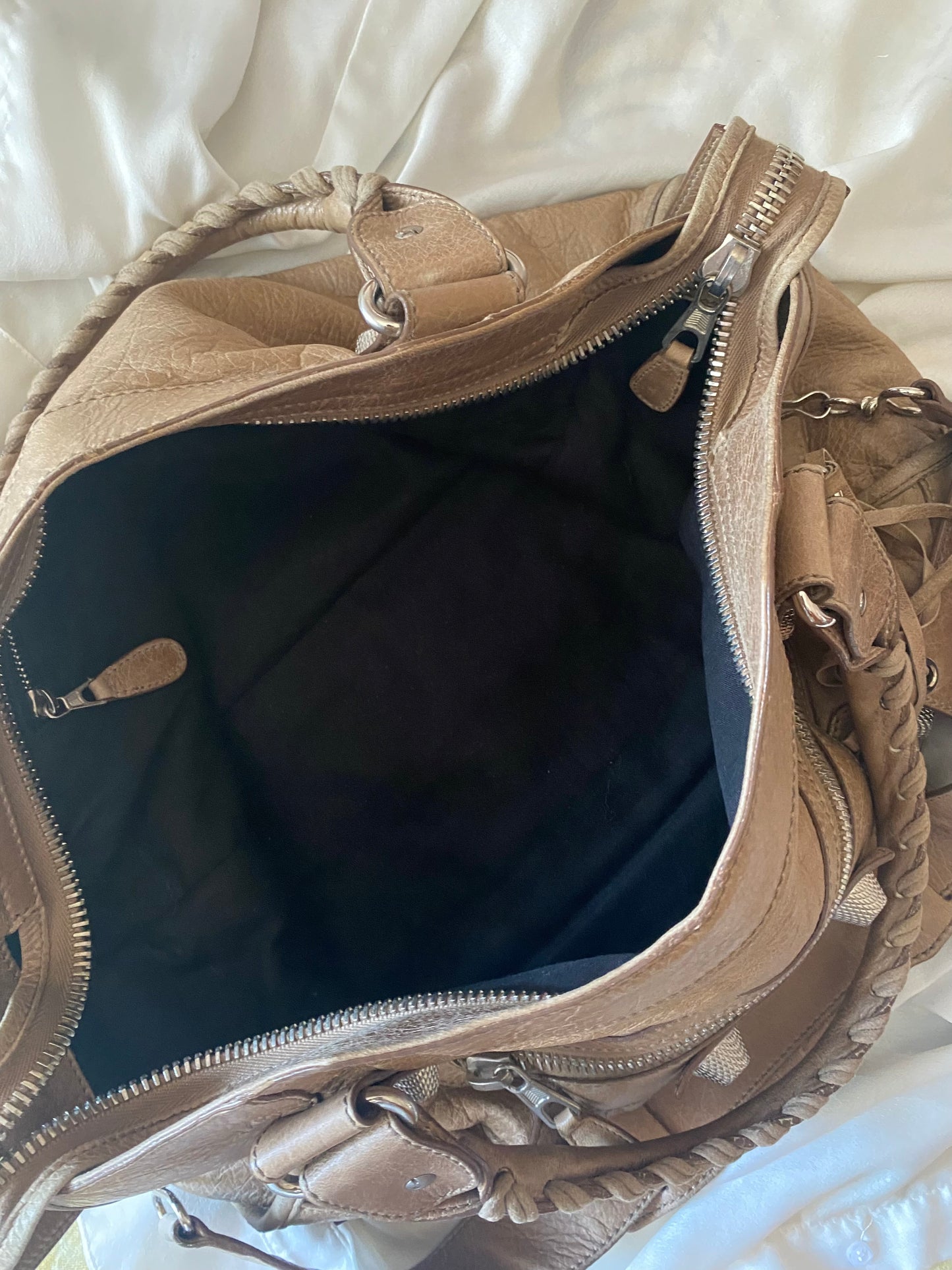 Balenciaga city seigle giant hw silver f/w 2010