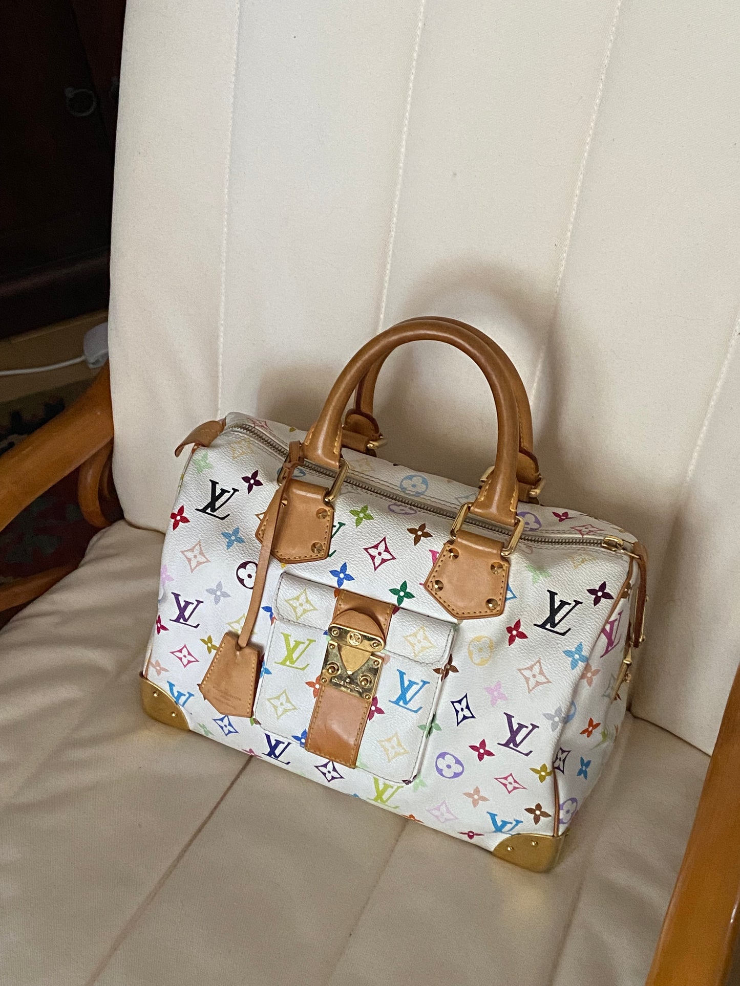 Louis Vuitton multicolor speedy 30 edizione limitata Takashi Murakami