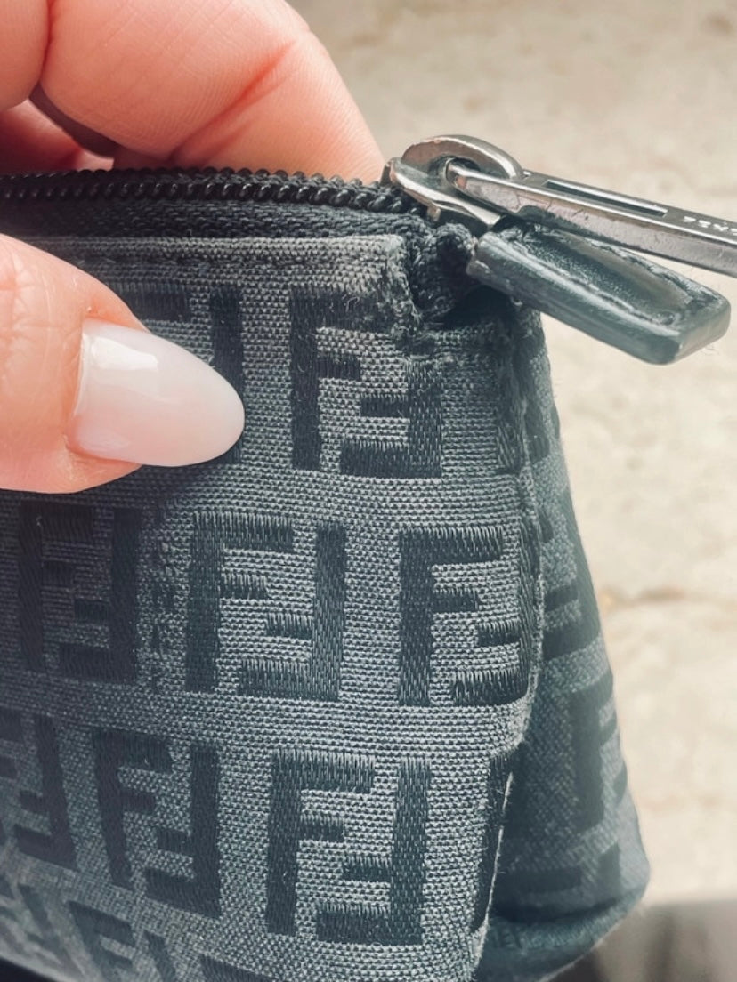 Fendi mini pochette monogram black