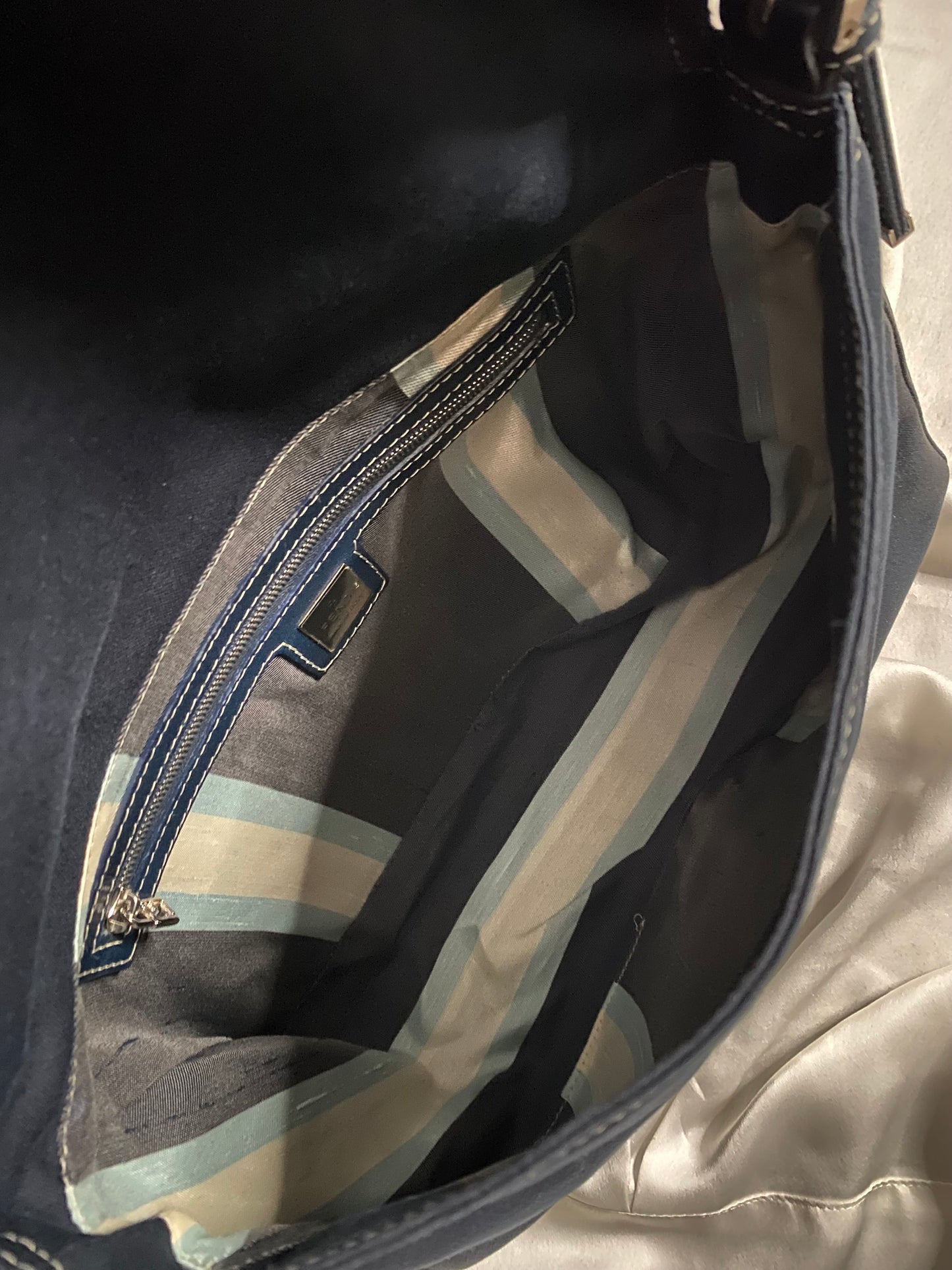 Fendi mamma baguette denim