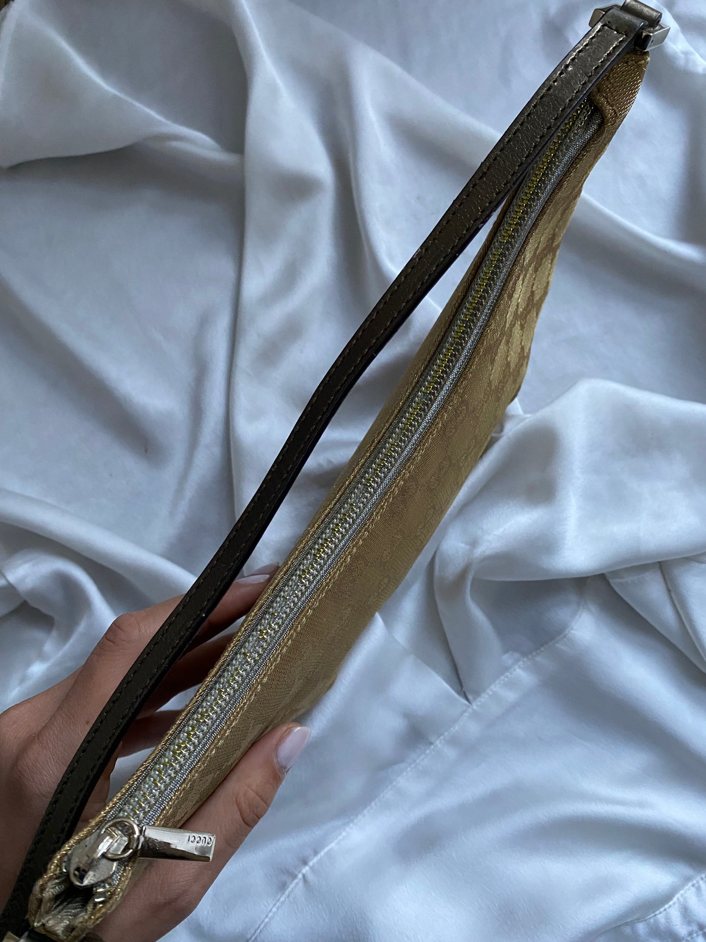 Gucci half moon gold