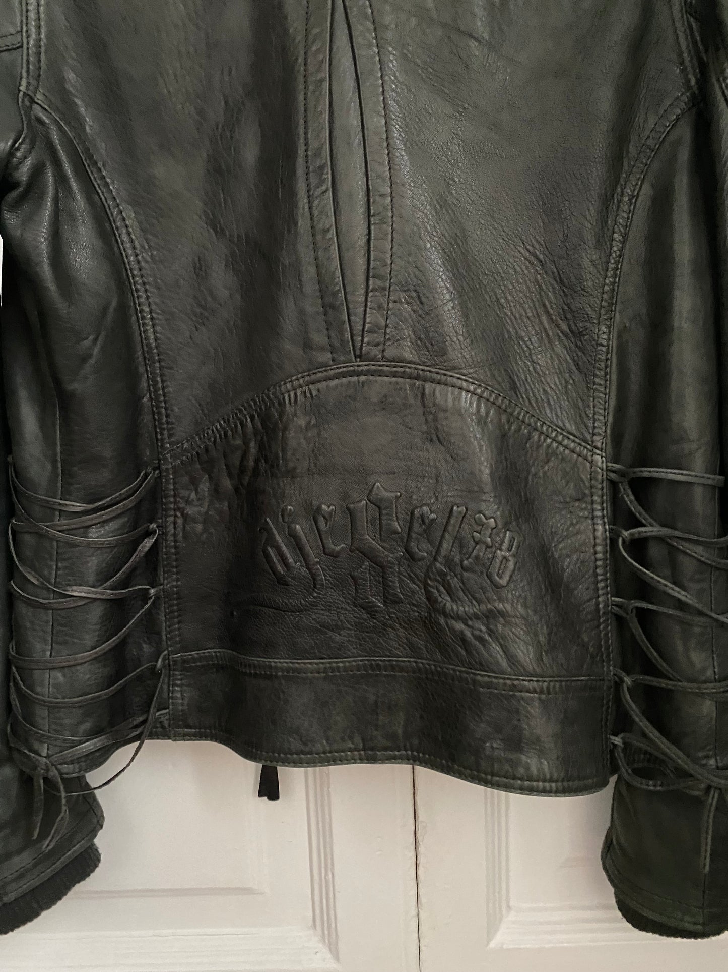 Diesel Corset Leather Jacket