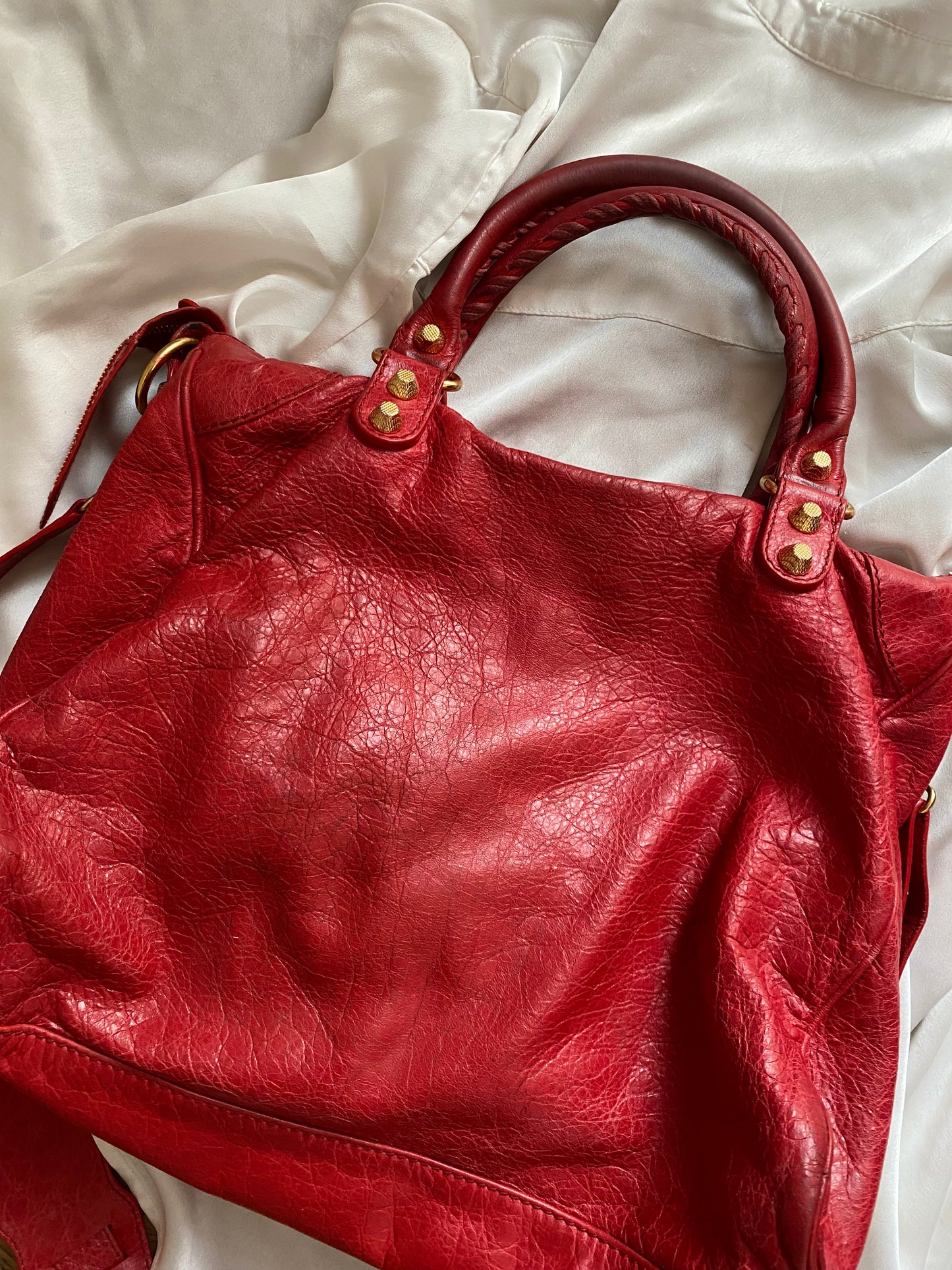 Balenciaga Velo rouge cardinal f/w 2013