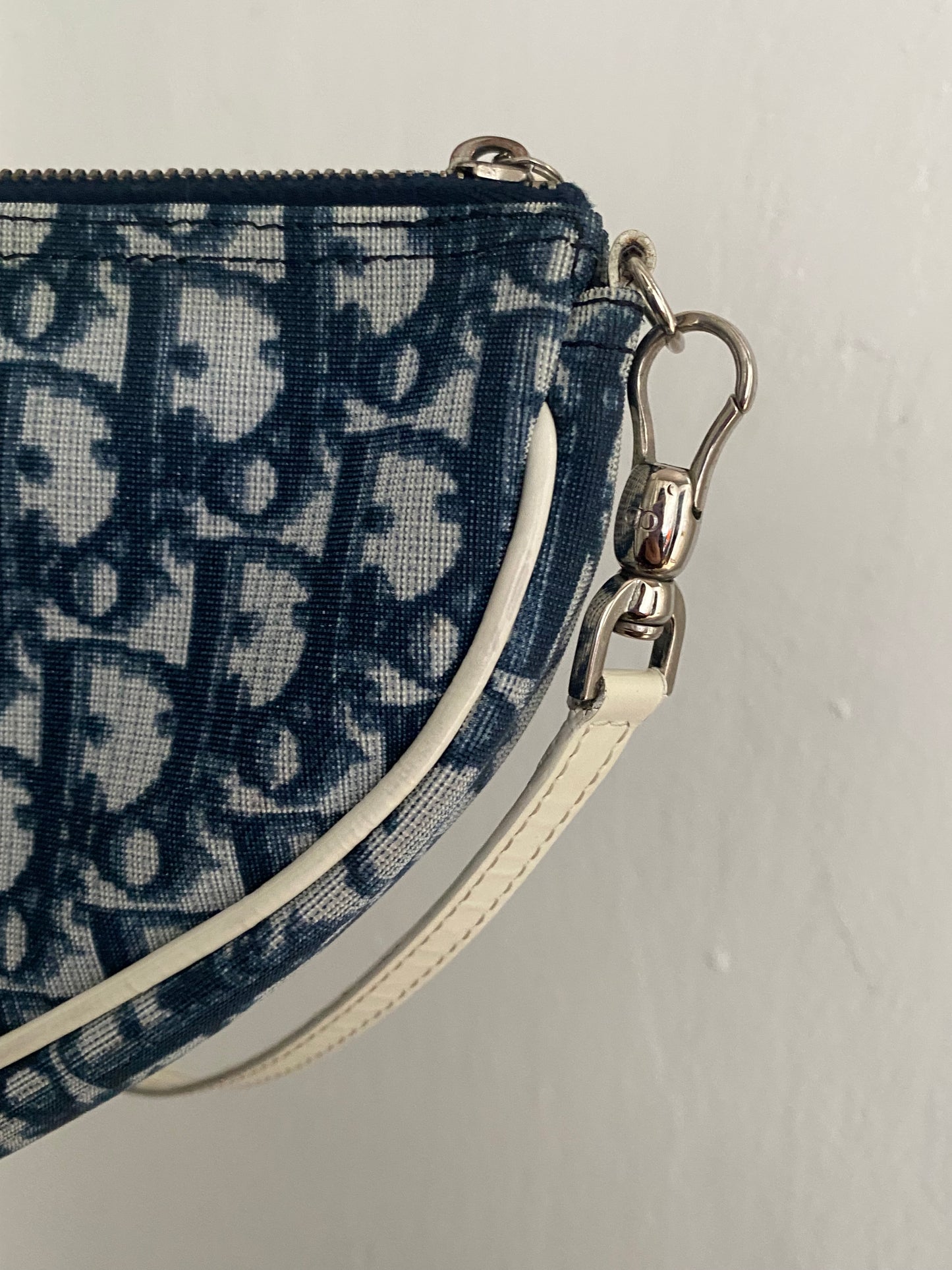 Dior mini saddle monogram blue