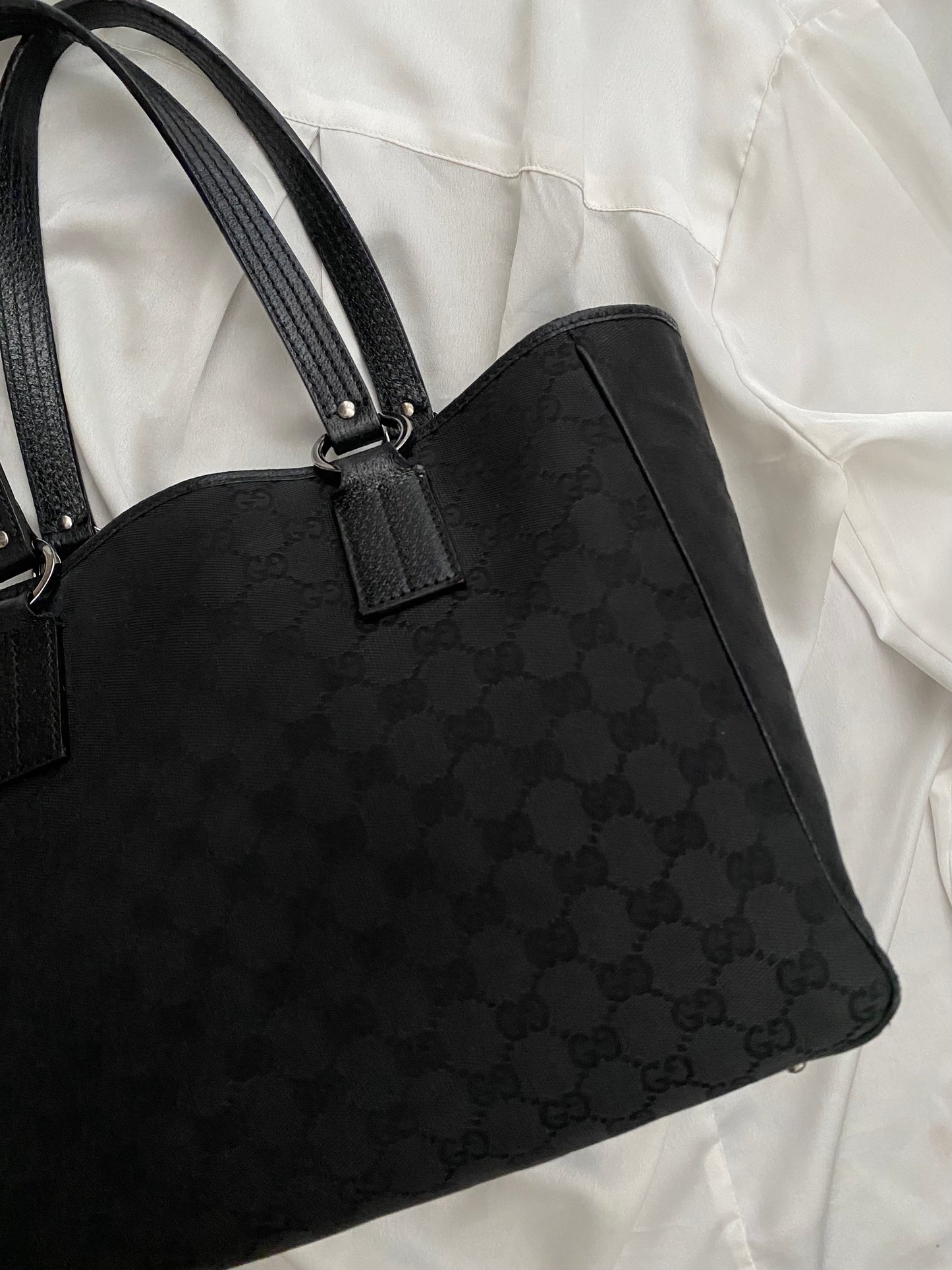Gucci tote bag monogram nero